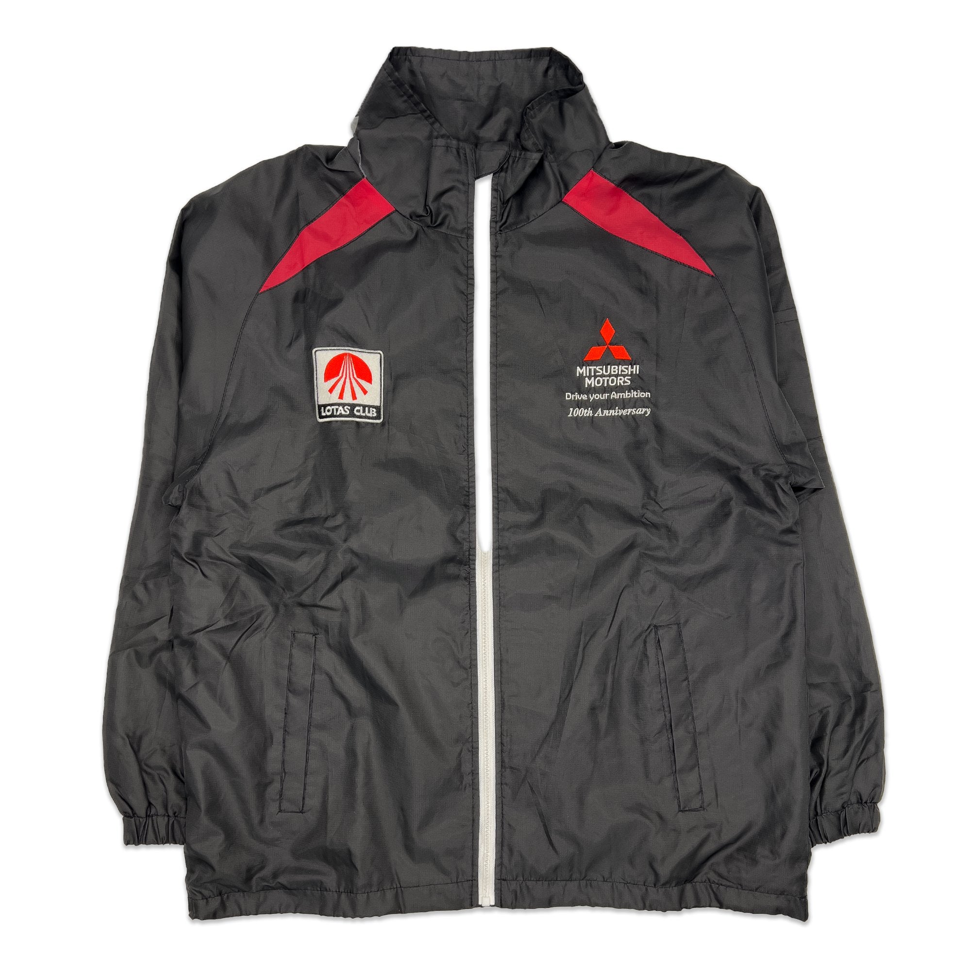 Retro JDM Japan Mitsubishi Motors eK X Wagon Lotas Club Staff Jacket - Sugoi JDM