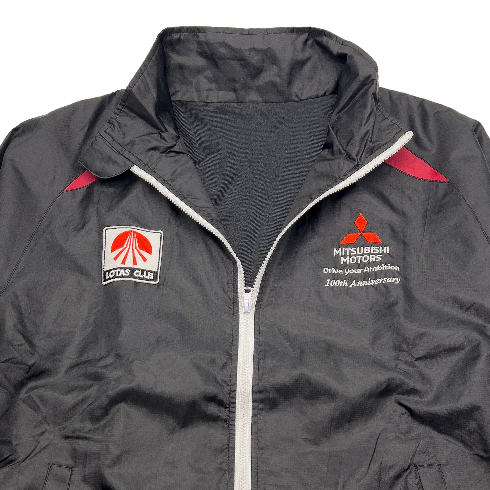 Retro JDM Japan Mitsubishi Motors eK X Wagon Lotas Club Staff Jacket - Sugoi JDM