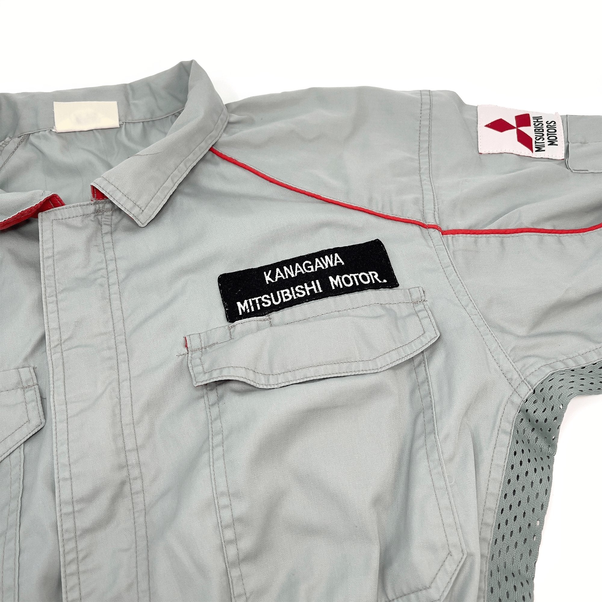 Retro JDM Japan Mitsubishi Motors Kanagawa Coveralls Tsunagi Mechanic Suite - Sugoi JDM