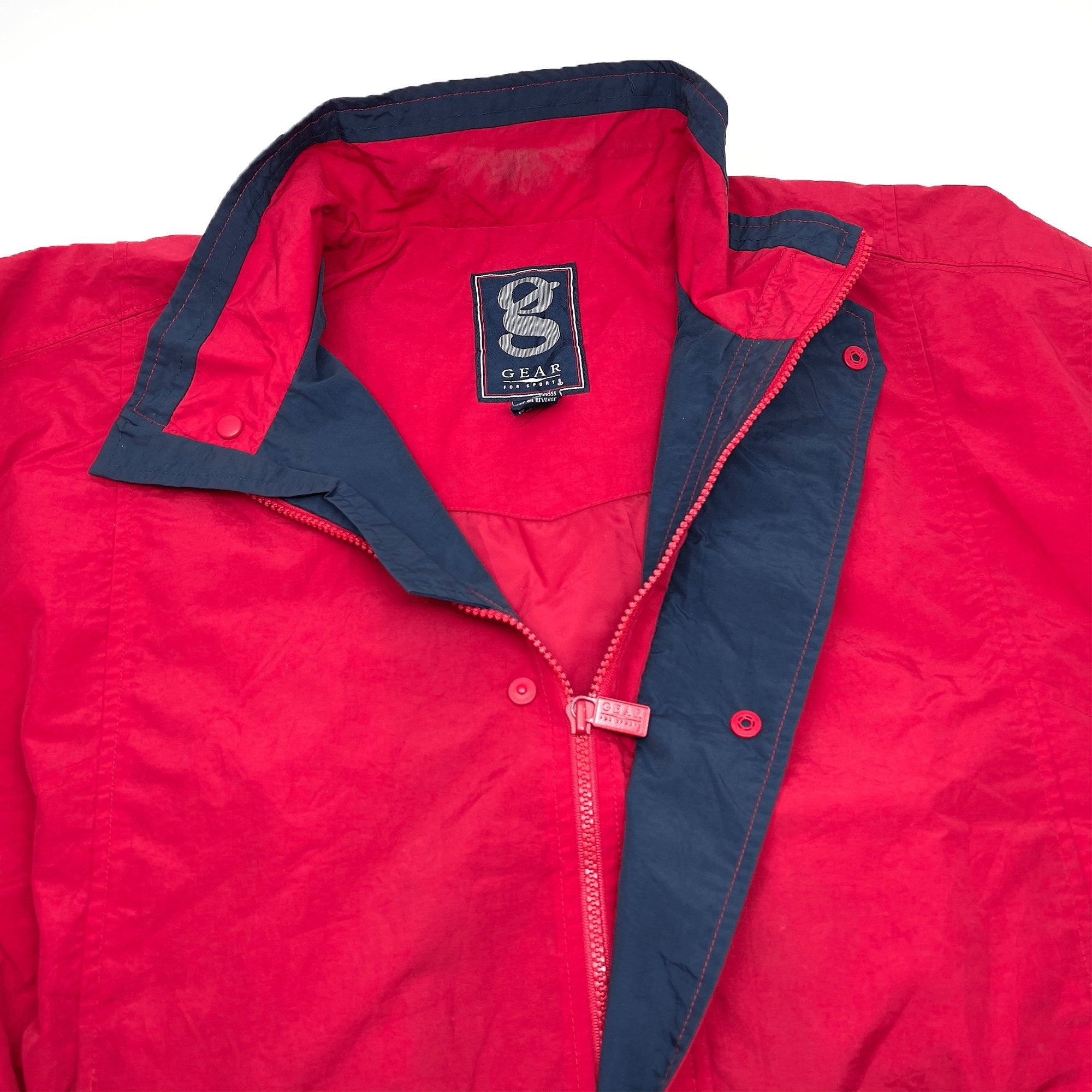 Retro JDM Japan Mitsubishi Motors Staff Employee Jacket Red - Sugoi JDM