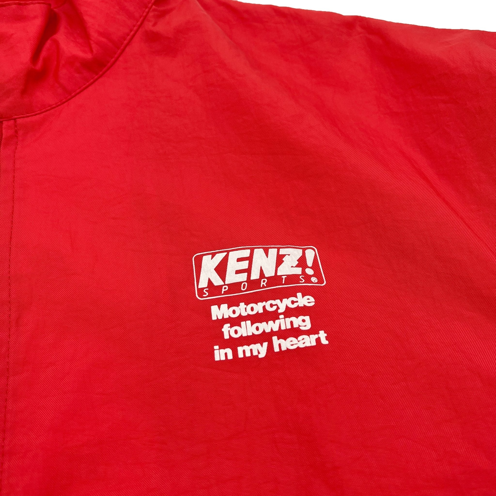 Retro JDM Japanese Kenz Sports Motorcycle Tuner Nylon Jumper Jacket - Sugoi JDM