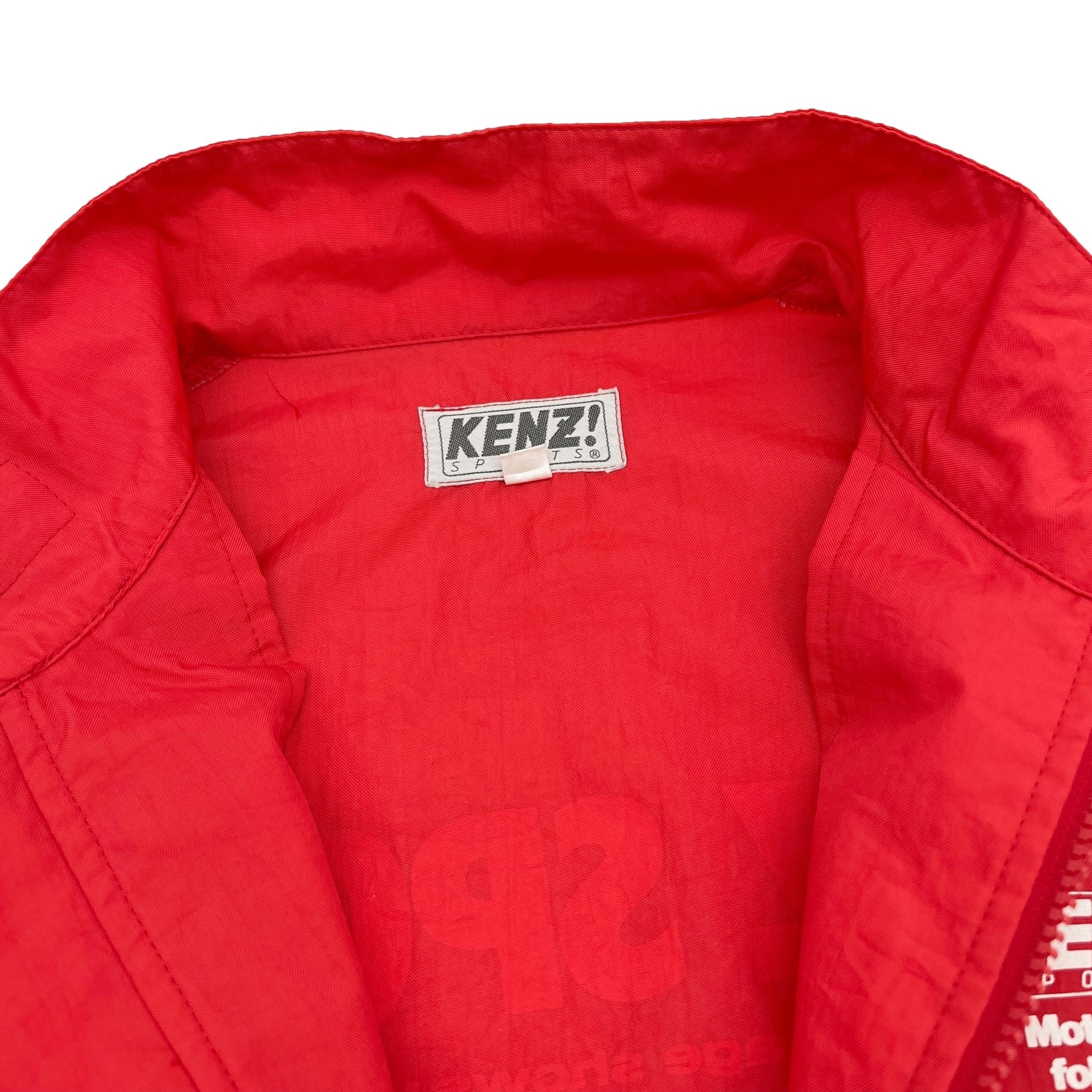 Retro JDM Japanese Kenz Sports Motorcycle Tuner Nylon Jumper Jacket - Sugoi JDM