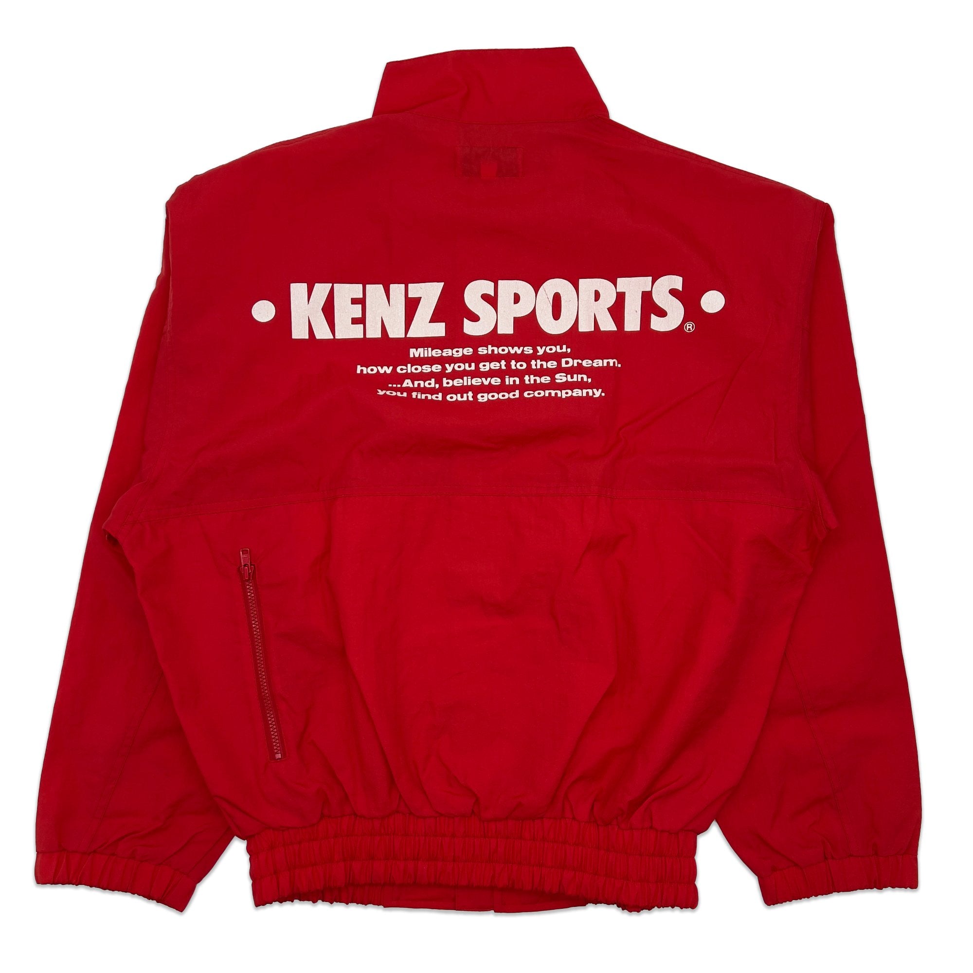 Retro JDM Japanese Kenz Sports Motorcycle Tuner Nylon Jumper Jacket - Sugoi JDM