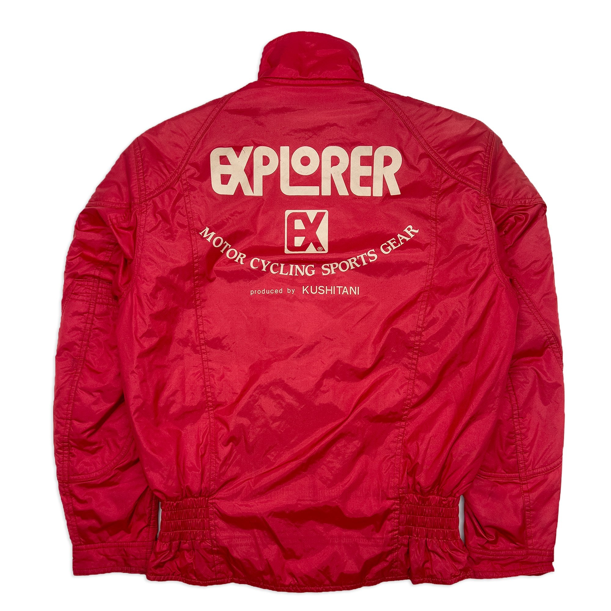 Retro JDM Japanese Kushitani Motorcycling Life Explorer Bomber Riding Jacket - Sugoi JDM