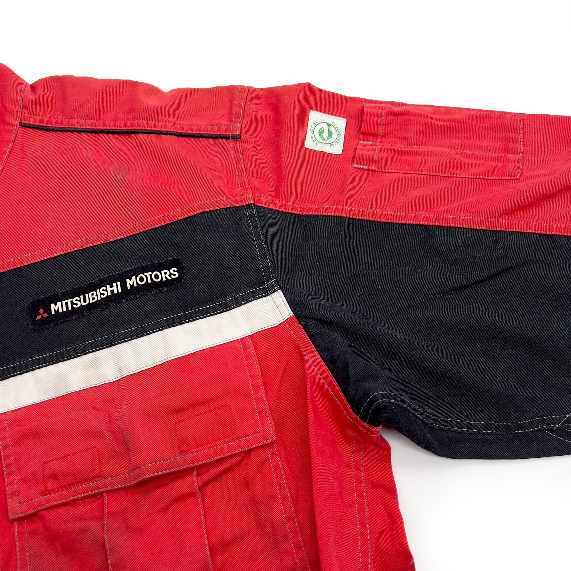 Retro JDM Ralliart Mitsubishi Motors Jumpsuit Coveralls Tsunagi Mechanic Suite - Sugoi JDM