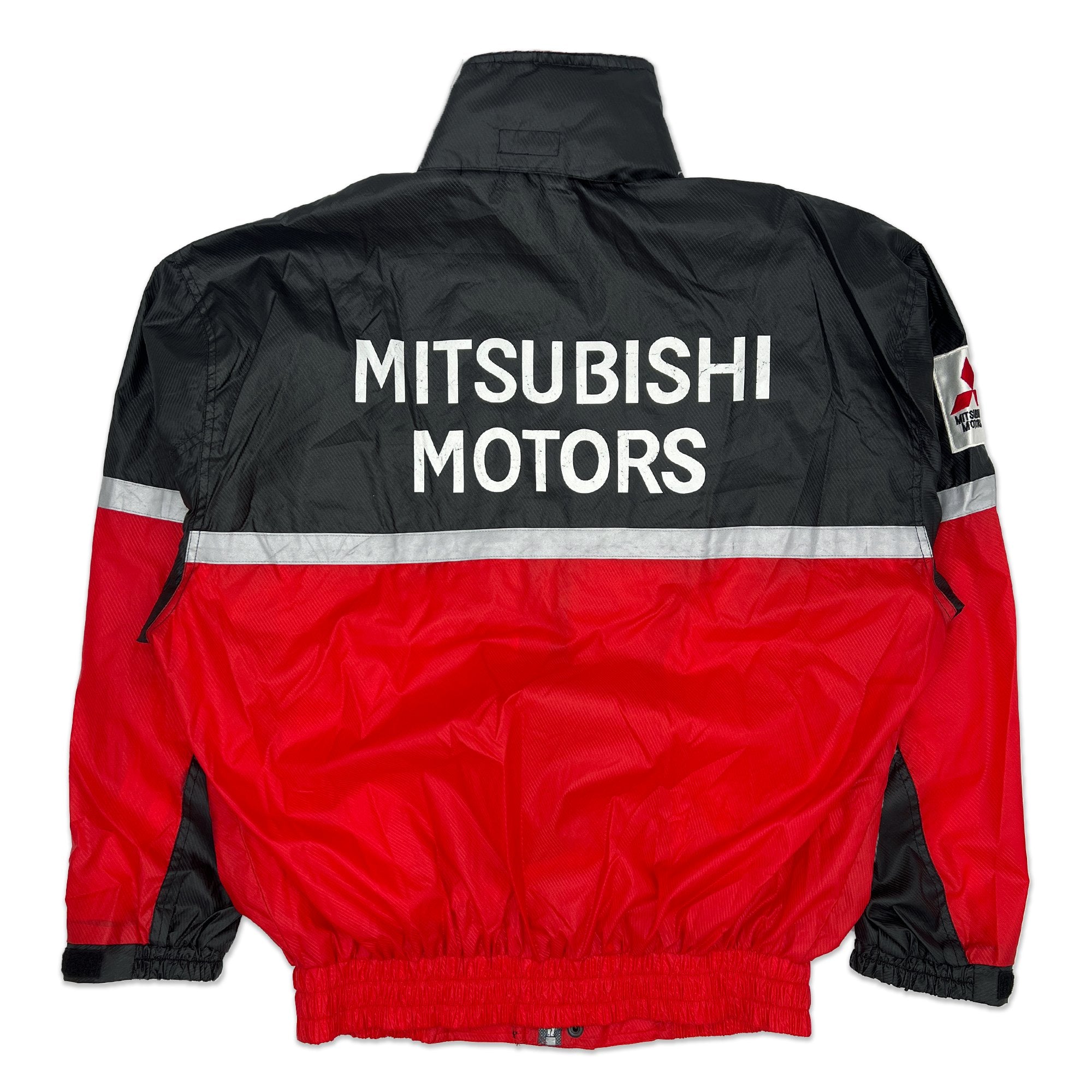Retro Mitsubishi Motors Virage Mirage Lancer Staff Mechanic Hoodie Jacket - Sugoi JDM