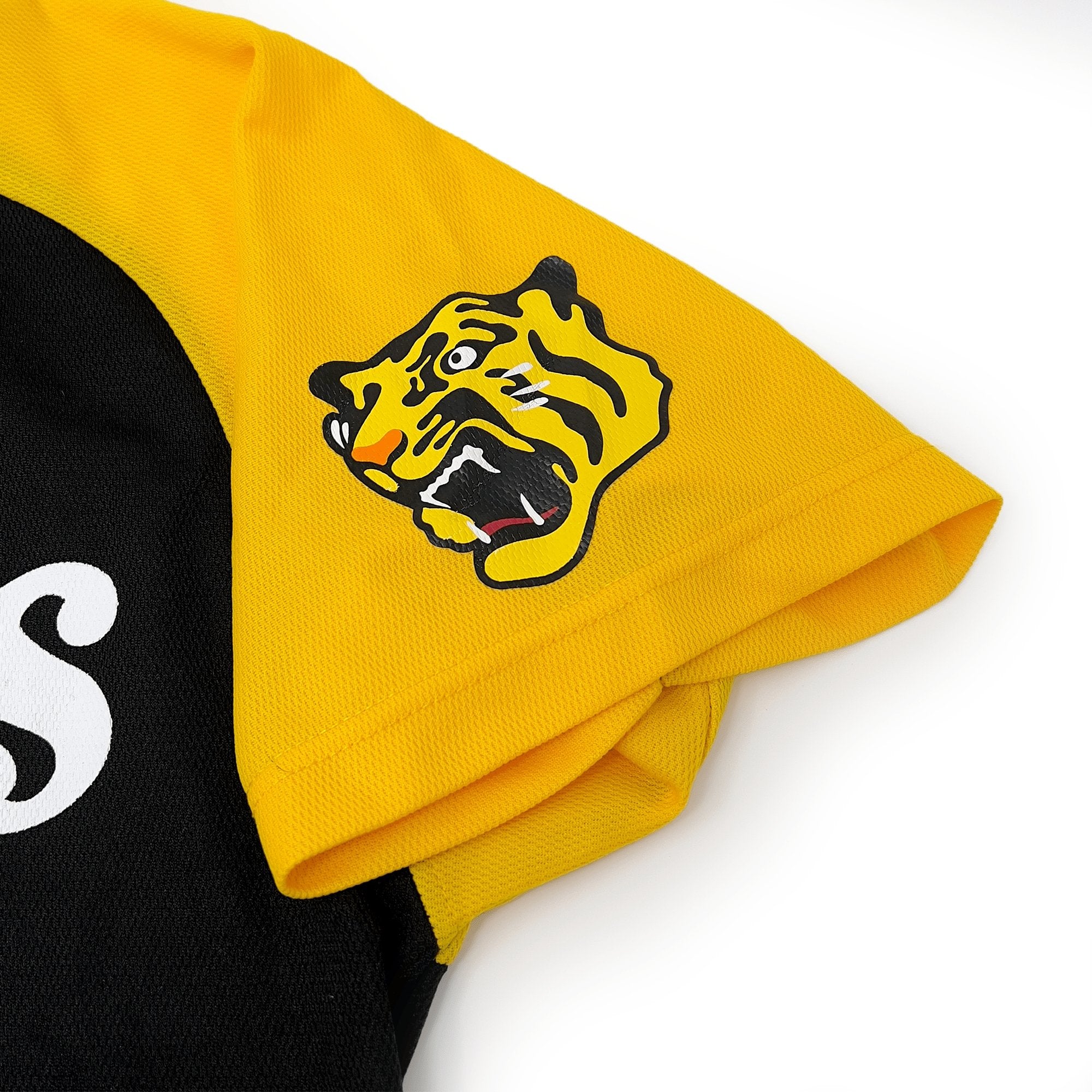 Retro New Japan Joshin Hanshin Tigers Baseball Fan Club Two Tone Light Jersey - Sugoi JDM