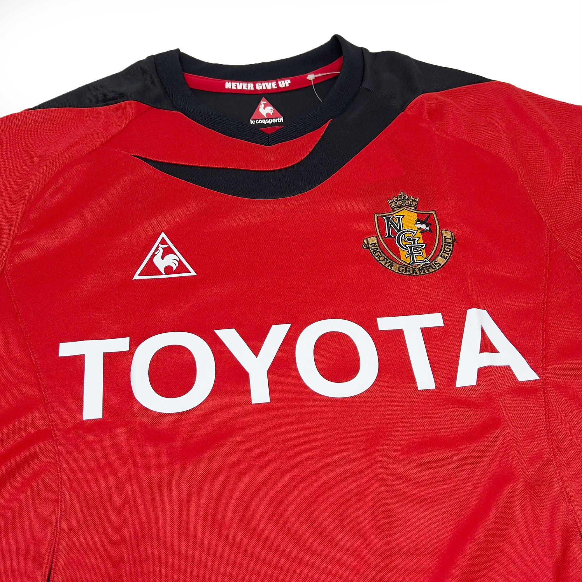 Retro New Le Coq Sportif J1 League Japan Soccer Nagoya Grampus Toyota Jersey - Sugoi JDM