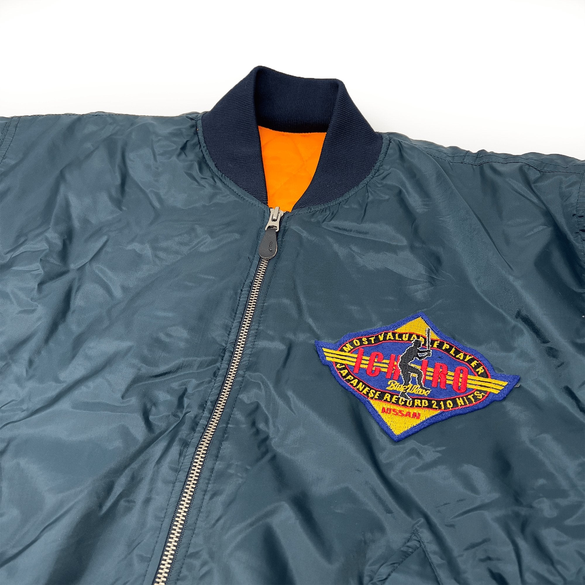 Retro Nissan Orix Blue Wave Ichiro Suzuki MVP Japanese Record 210 Hits Jacket - Sugoi JDM