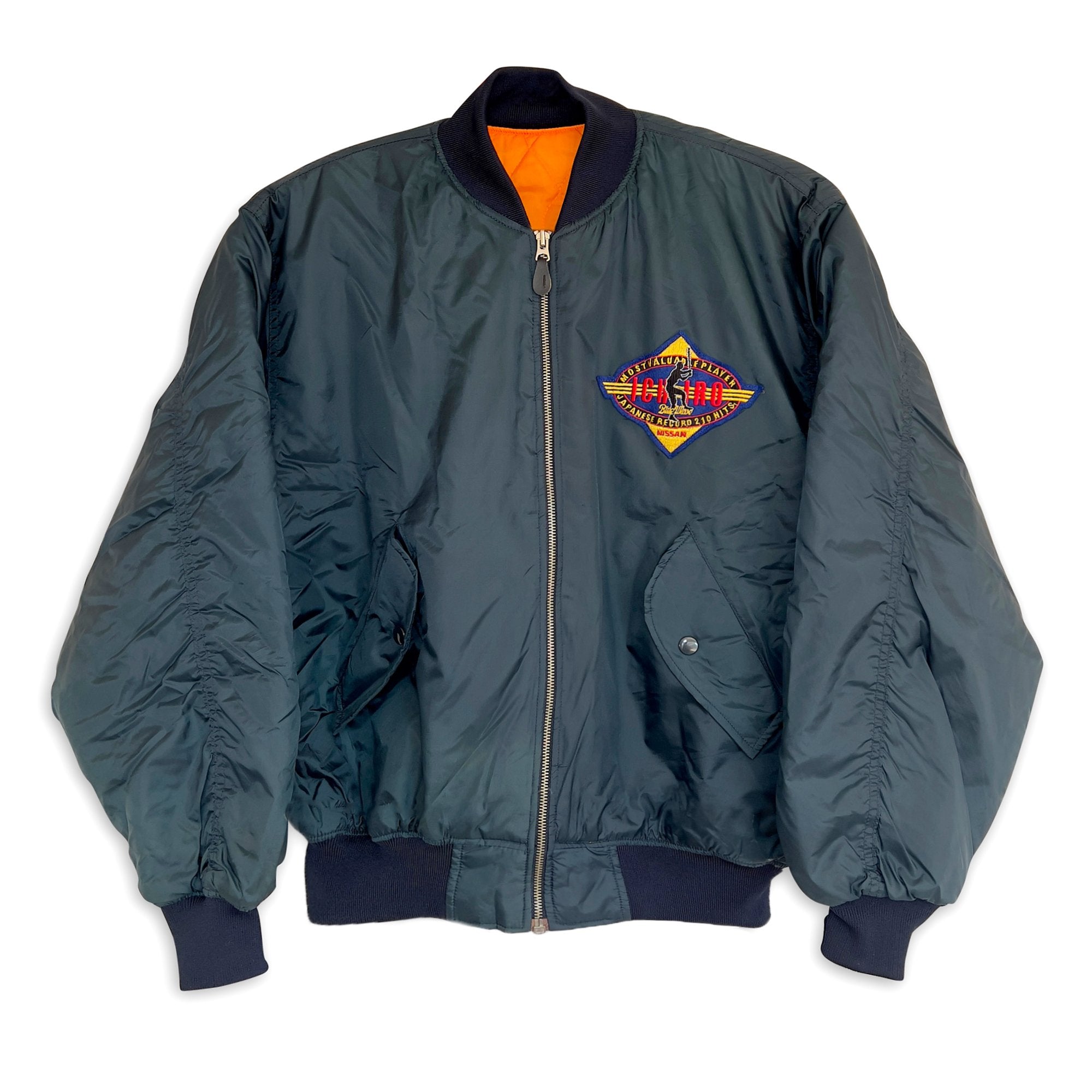 Retro Nissan Orix Blue Wave Ichiro Suzuki MVP Japanese Record 210 Hits Jacket - Sugoi JDM