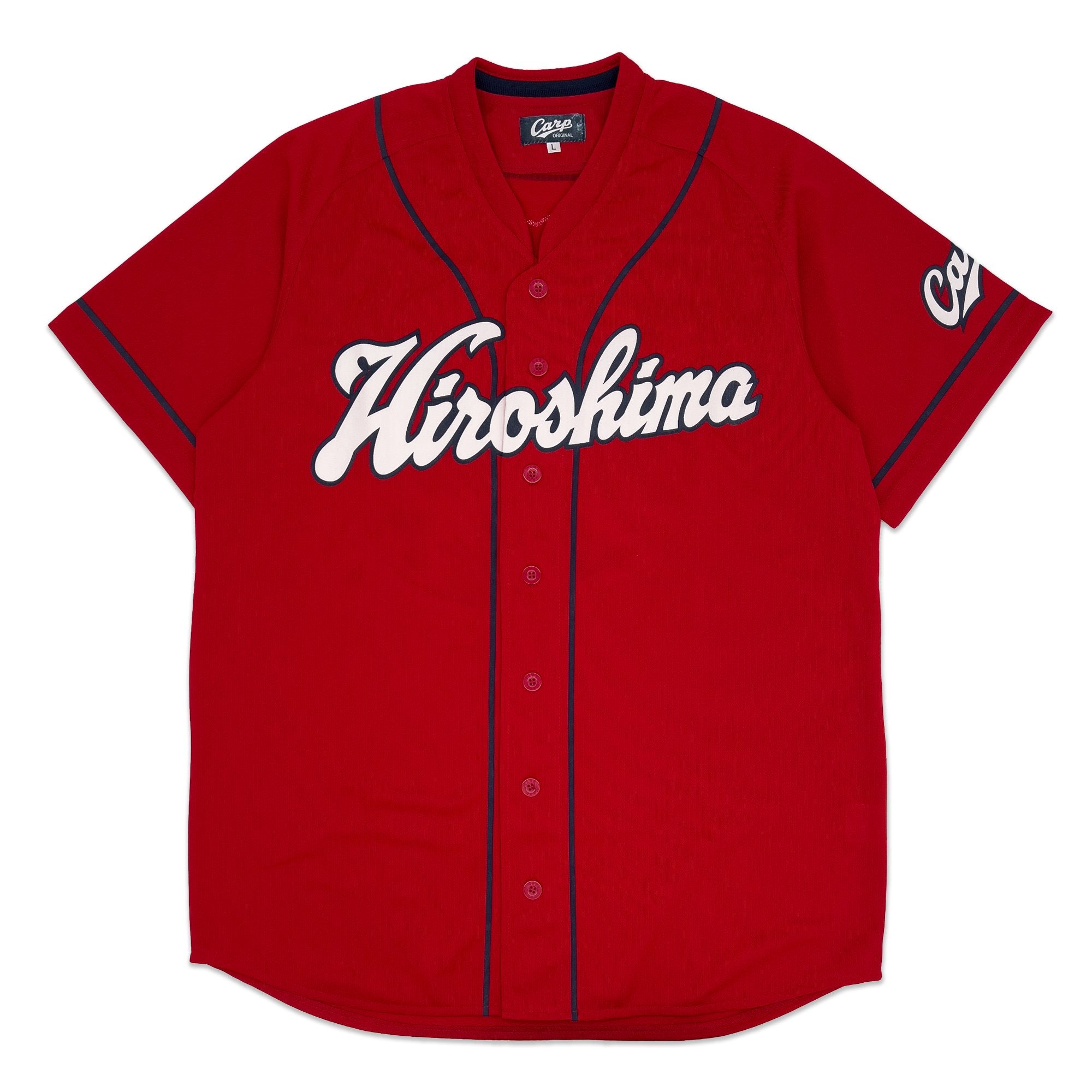 Retro NPB Japan Hiroshima Carp 2016 Central League Champions Baseball Jersey - Sugoi JDM