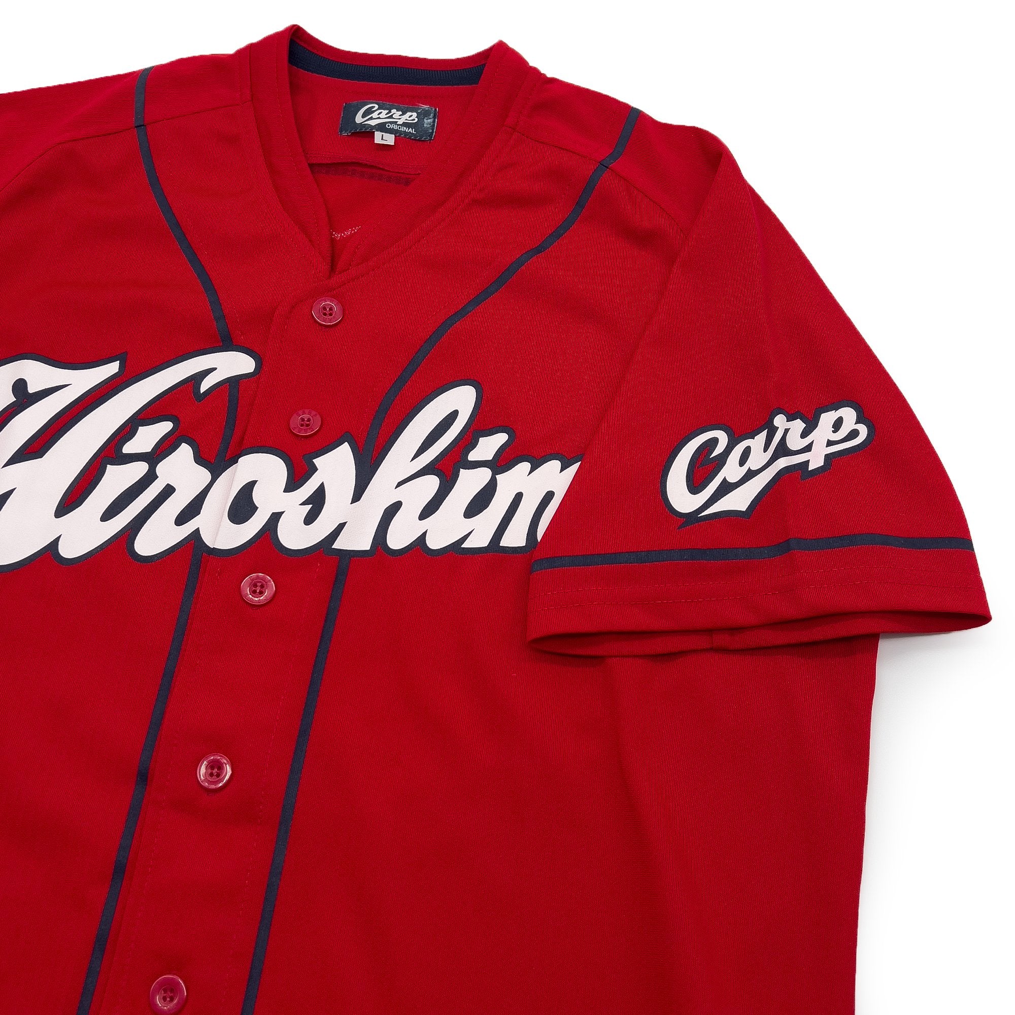 Retro NPB Japan Hiroshima Carp 2016 Central League Champions Baseball Jersey - Sugoi JDM