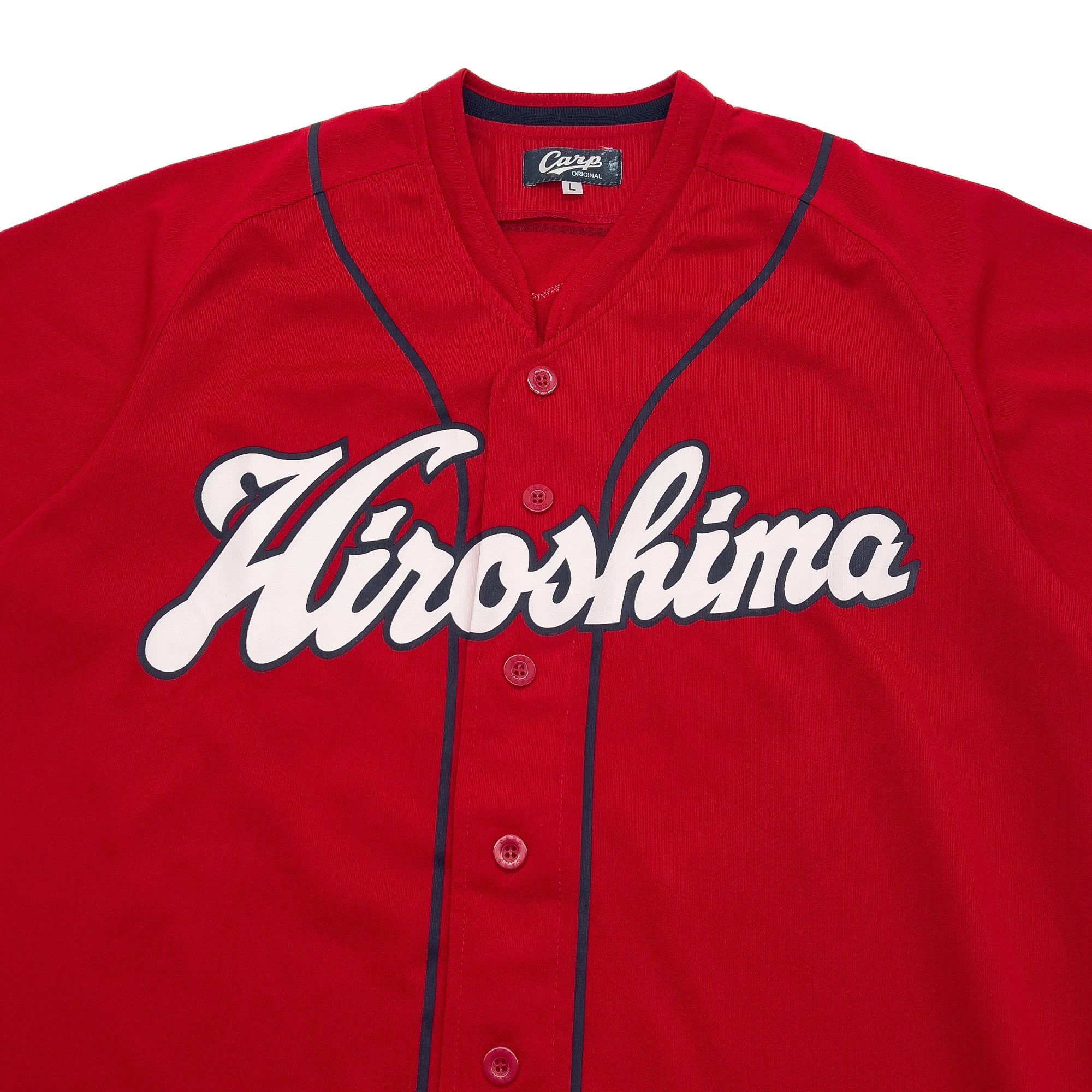 Retro NPB Japan Hiroshima Carp 2016 Central League Champions Baseball Jersey - Sugoi JDM