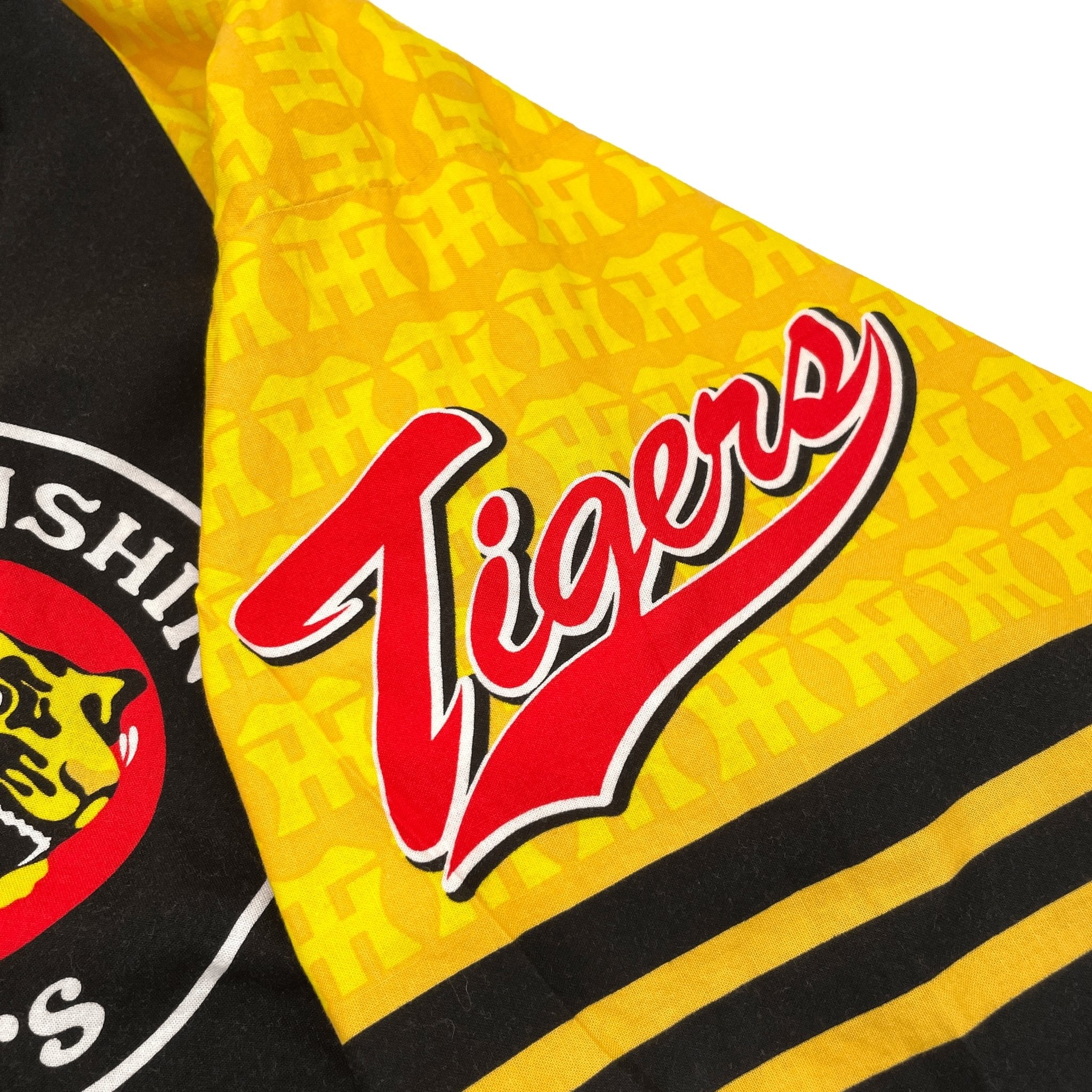 Retro Vintage Japanese Baseball Hanshin Tigers Matsuri Happi Coat Yukata Kimono - Sugoi JDM