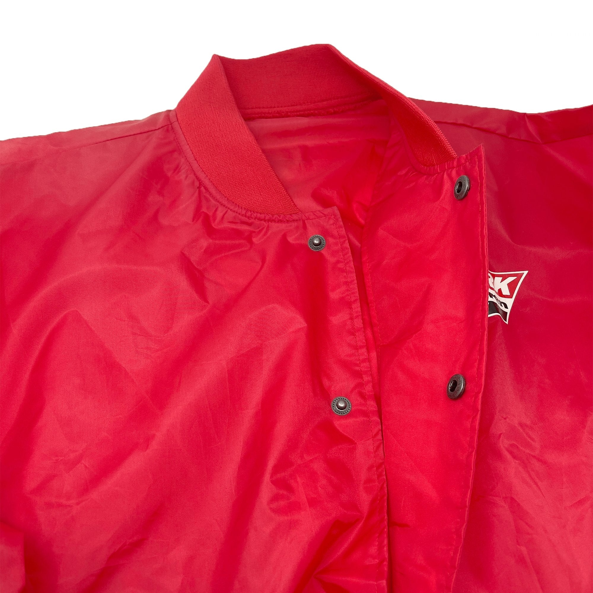 Vintage Genuine Japan 1990s Lark McLaren GTR F1 Racing Team Jacket Red - Sugoi JDM