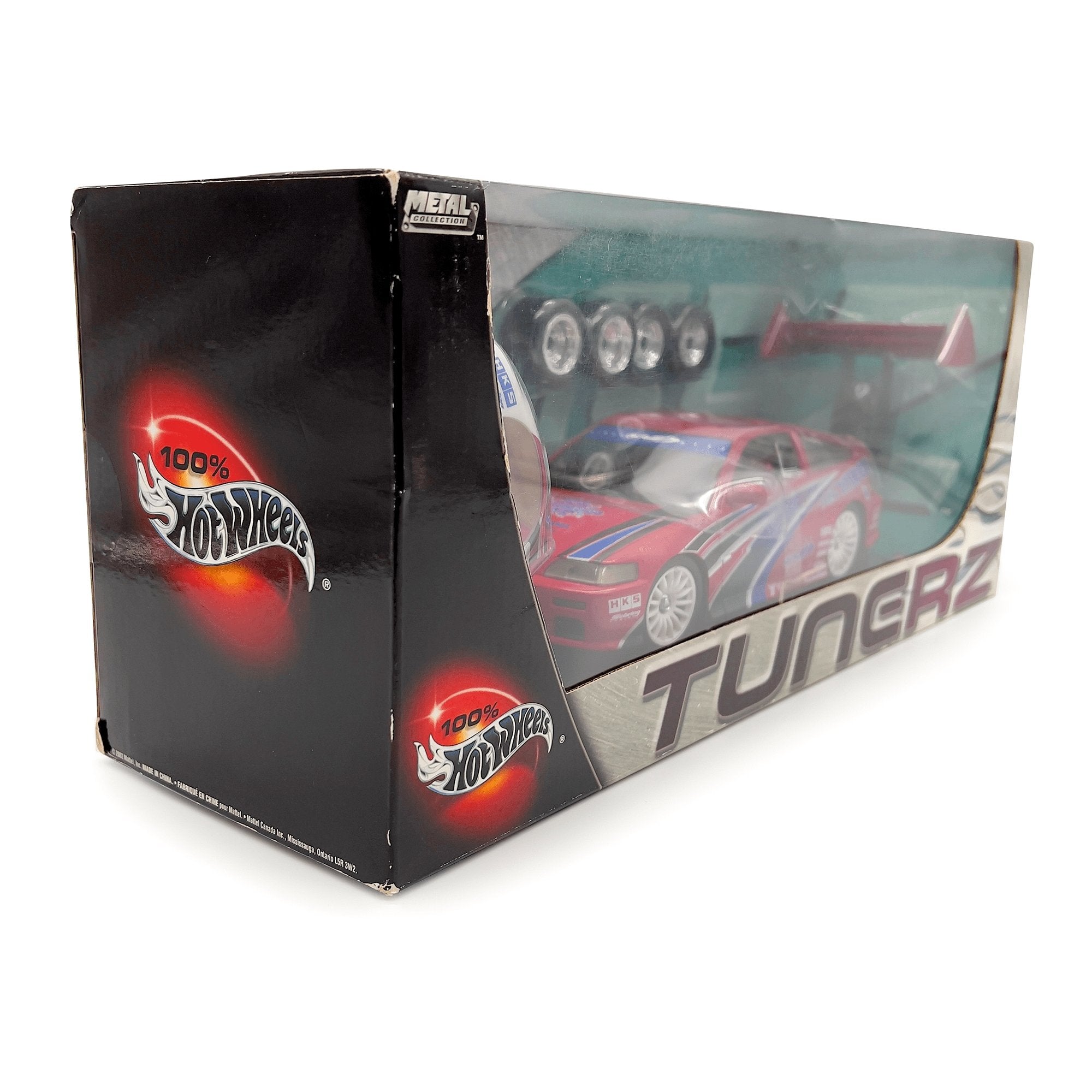 Vintage Hot Wheels Tunerz Wings West Honda Civic CRX Diecast Car Red 1:18 - Sugoi JDM