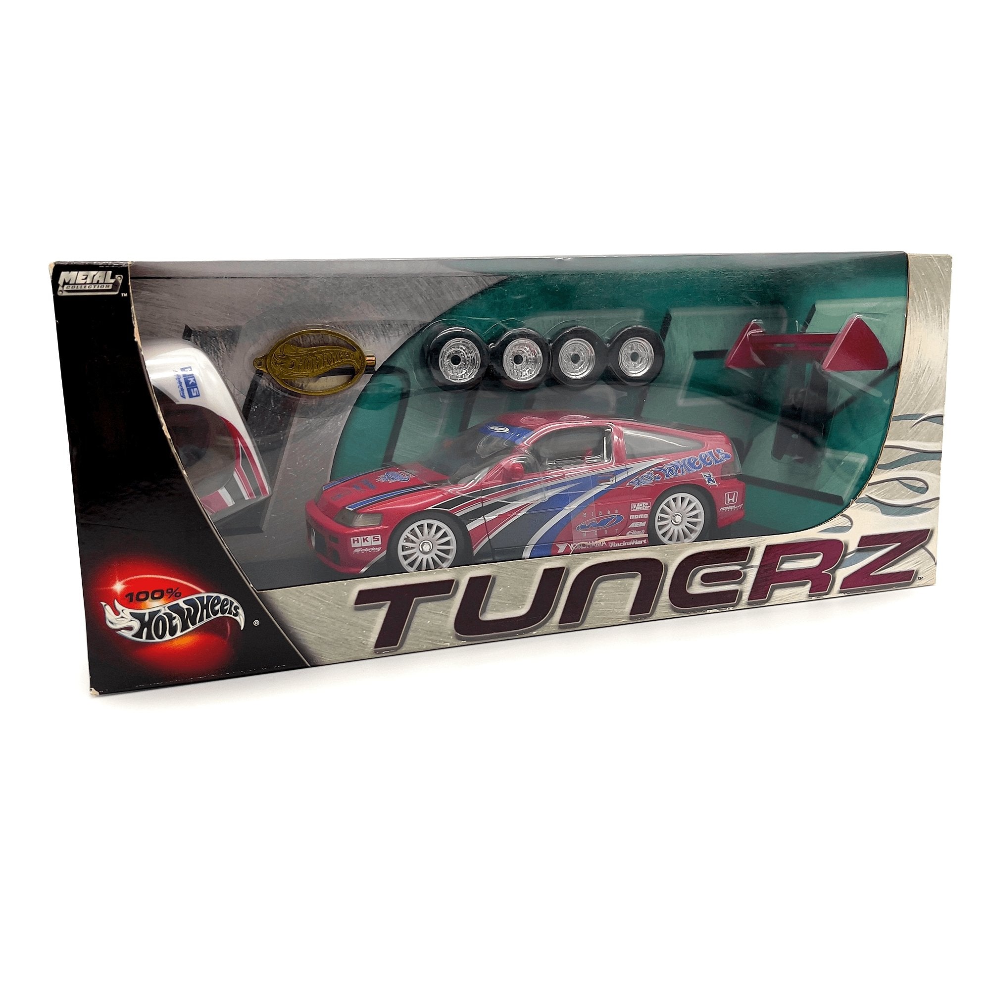 Vintage Hot Wheels Tunerz Wings West Honda Civic CRX Diecast Car Red 1:18 - Sugoi JDM