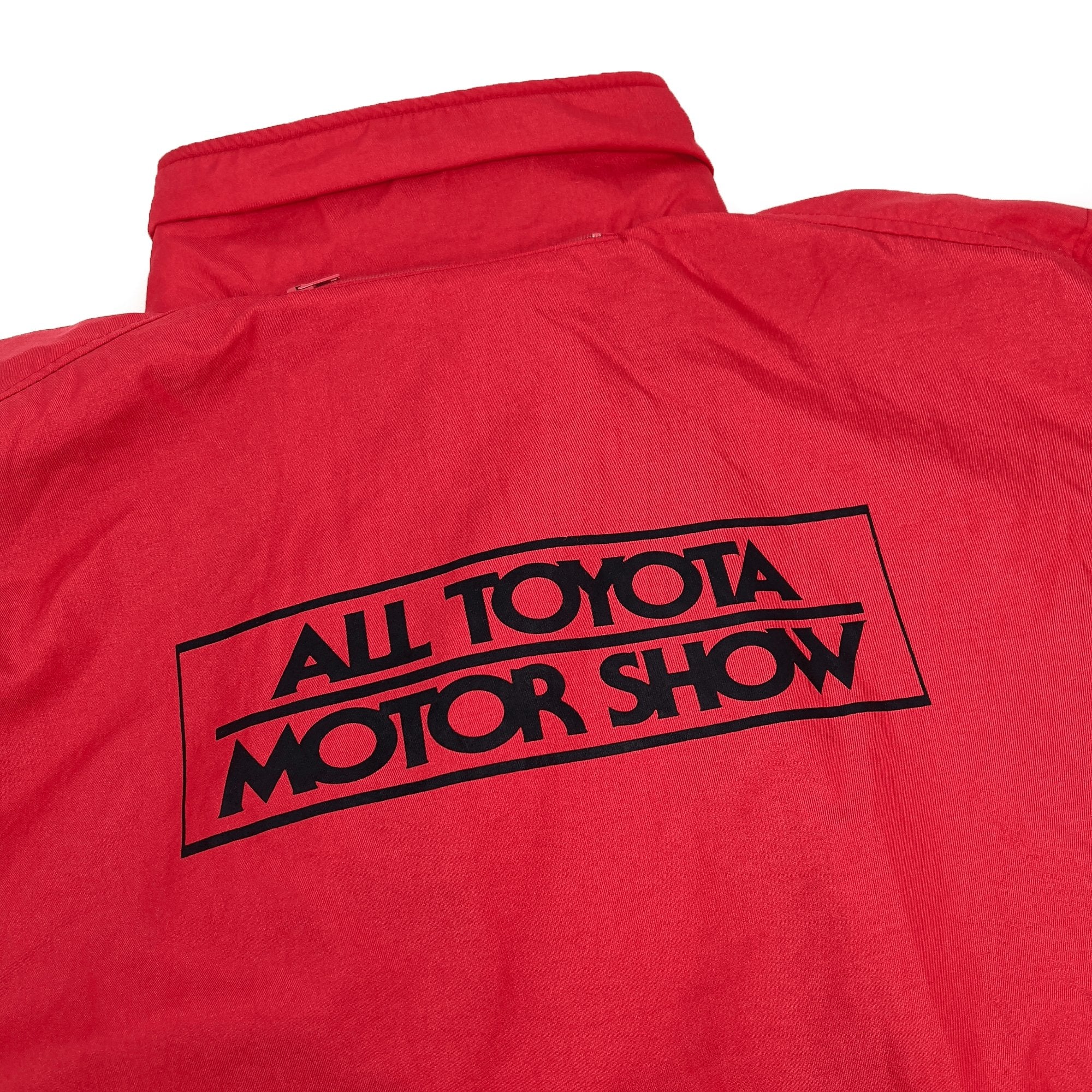 Vintage Japan JDM Limited Edition All Toyota Motor Show Hoodie Staff Jacket - Sugoi JDM