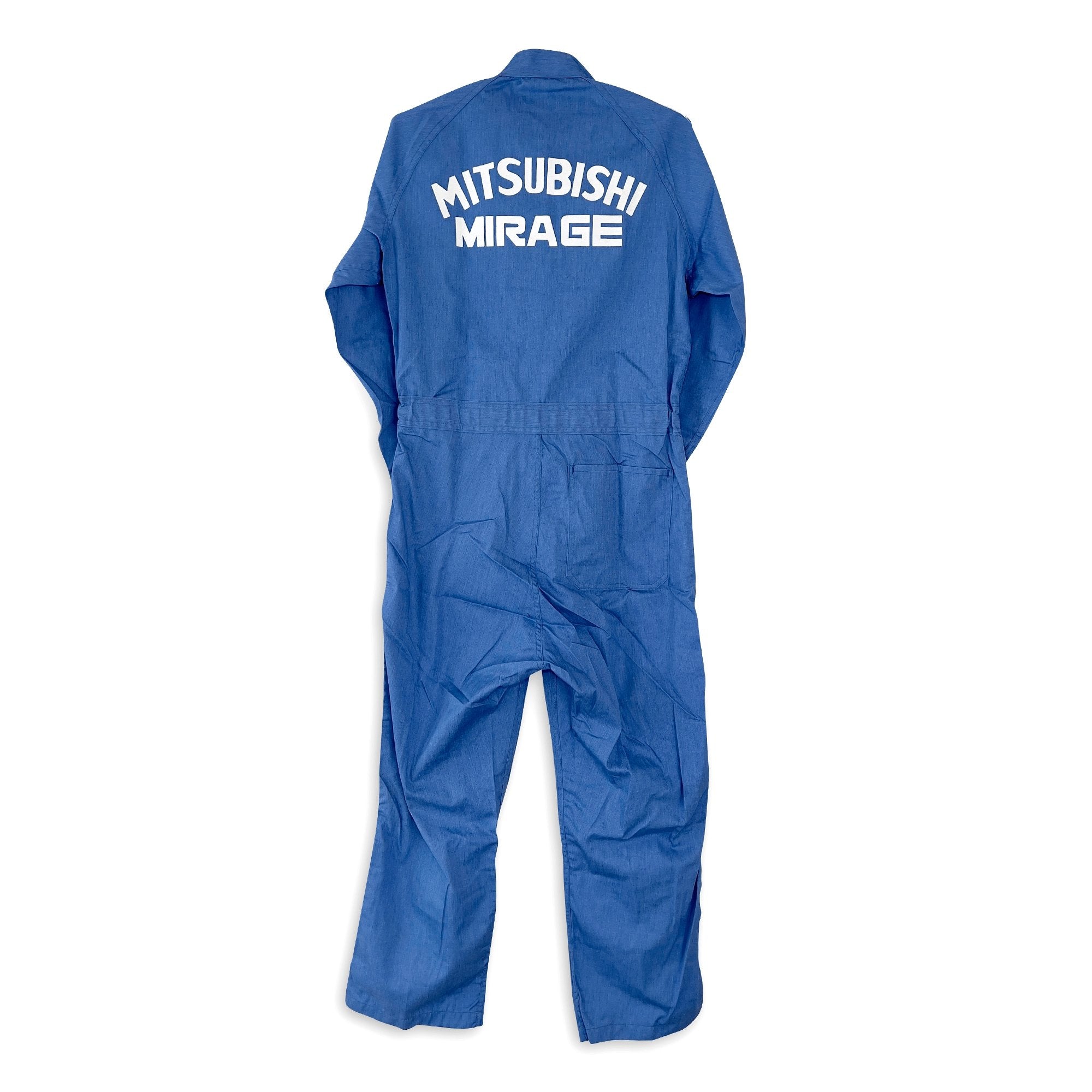 Vintage Japan Mitsubishi Motors Mirage Coveralls Tsunagi Mechanic Suite - Sugoi JDM