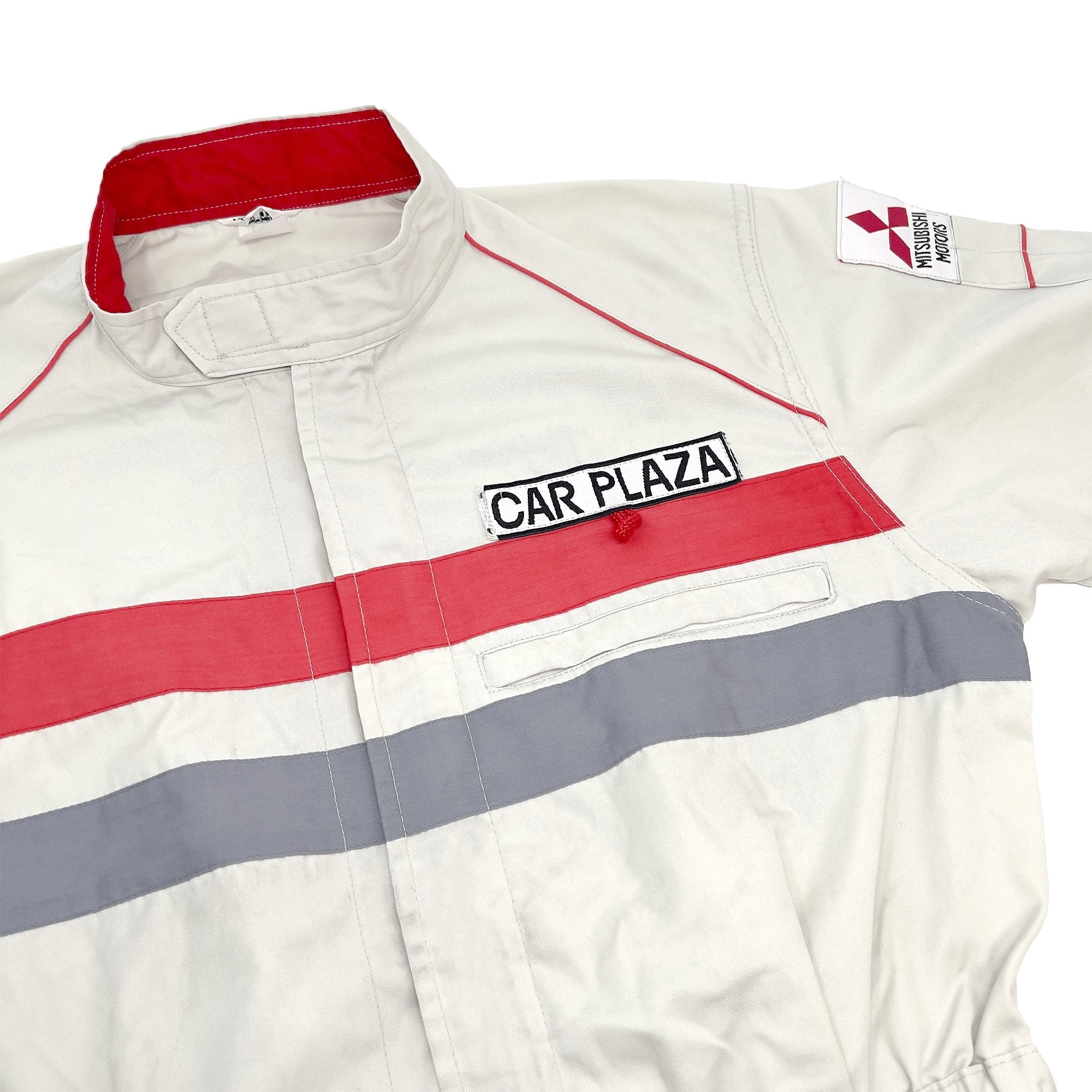 Vintage JDM Japan Mitsubishi Motors Car Plaza Coveralls Tsunagi Mechanic Suite - Sugoi JDM