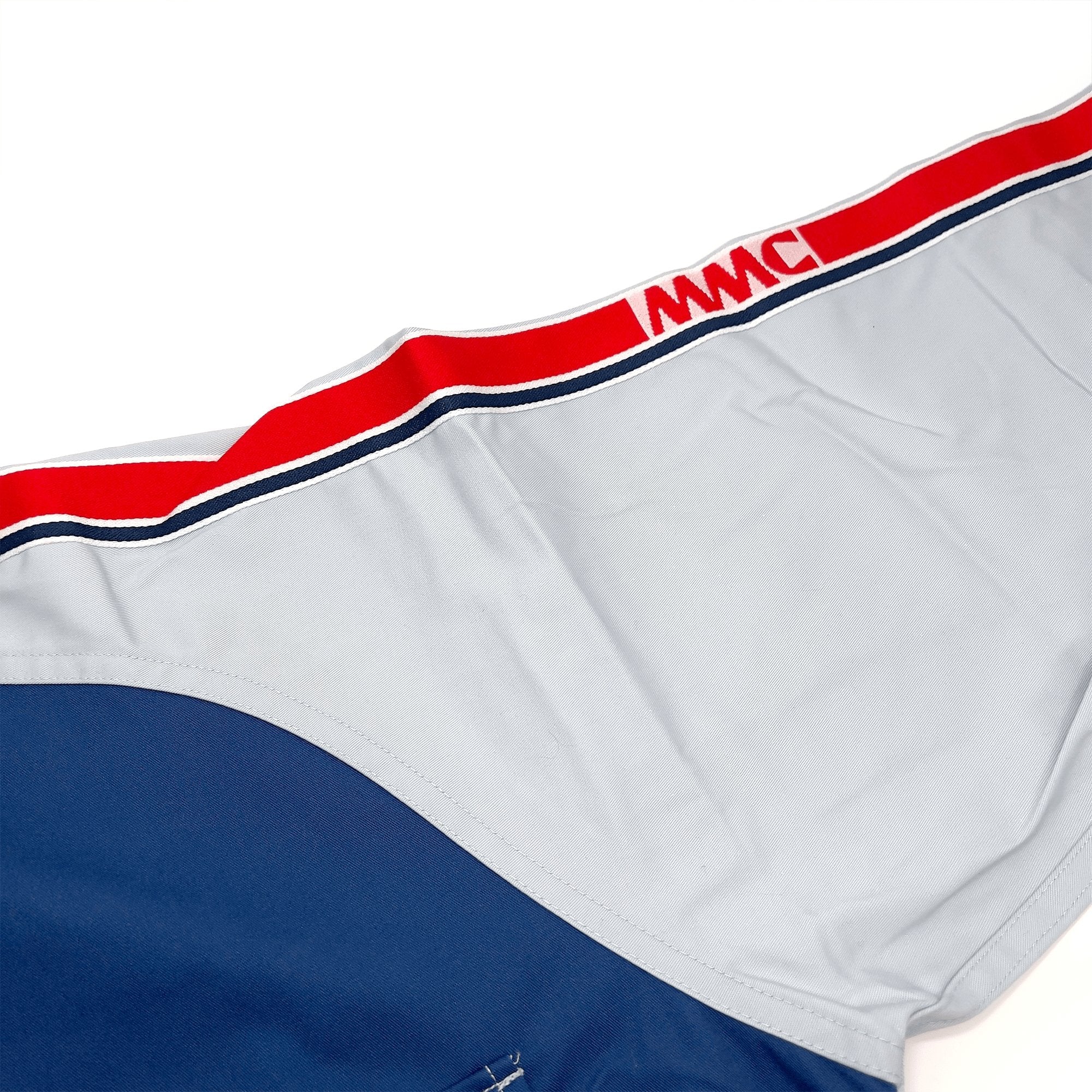 Vintage JDM Japan Showa MMC Mitsubishi Motors Coveralls Tsunagi Blue - Sugoi JDM