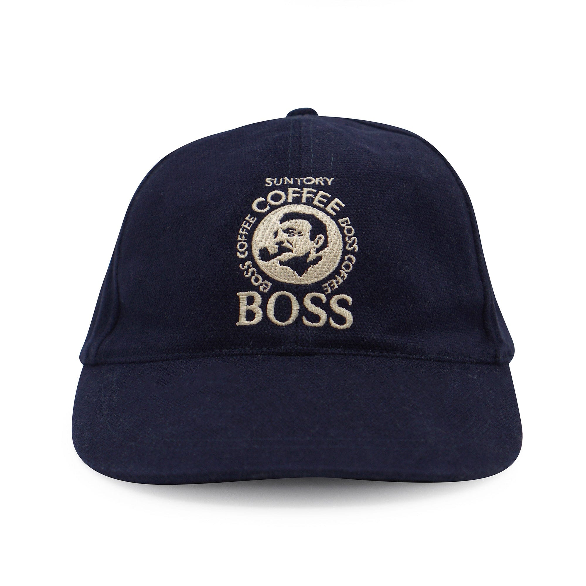 Vintage Limited Edition Japanese Suntory Boss Coffee Hat Cap Blue - Sugoi JDM
