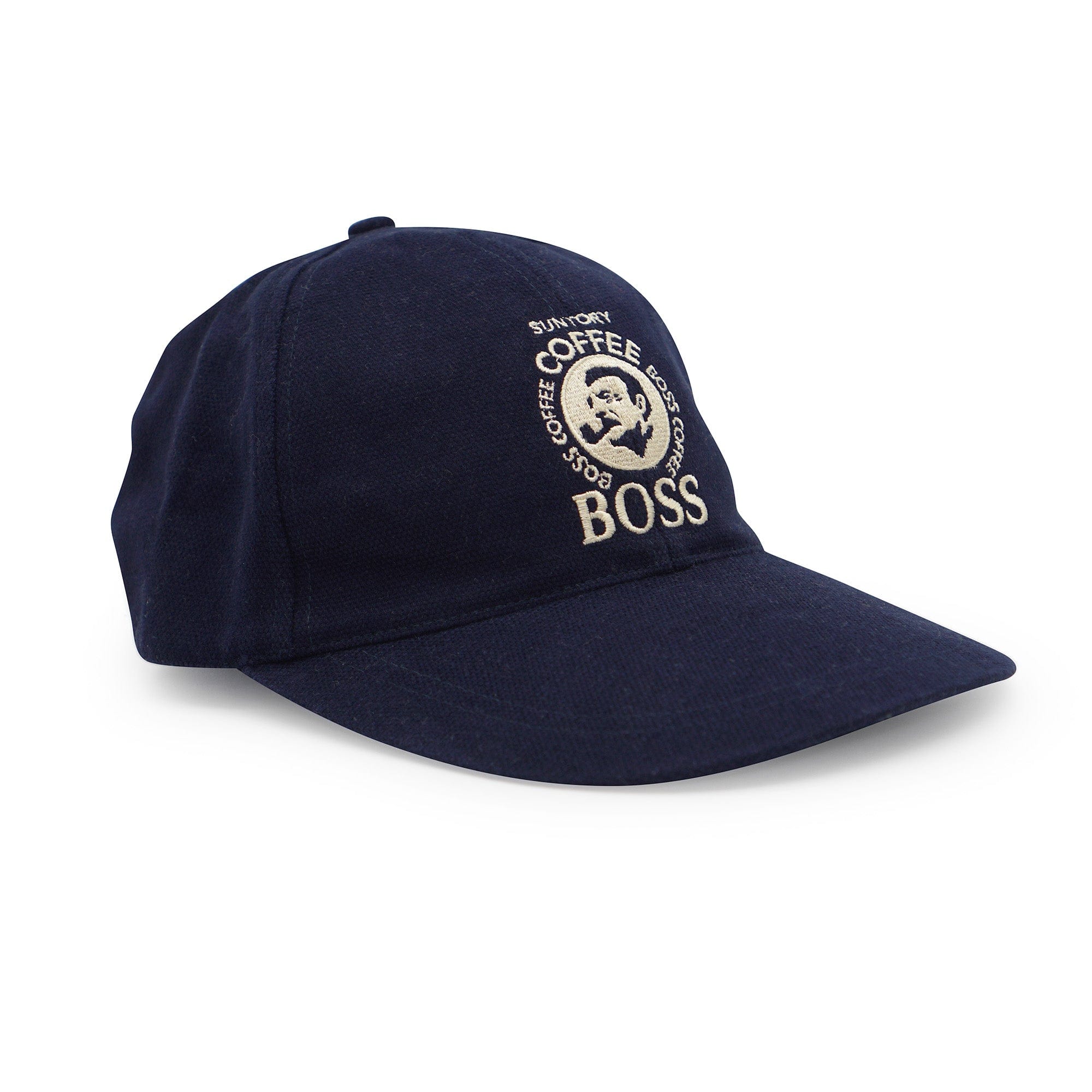 Vintage Limited Edition Japanese Suntory Boss Coffee Hat Cap Blue - Sugoi JDM