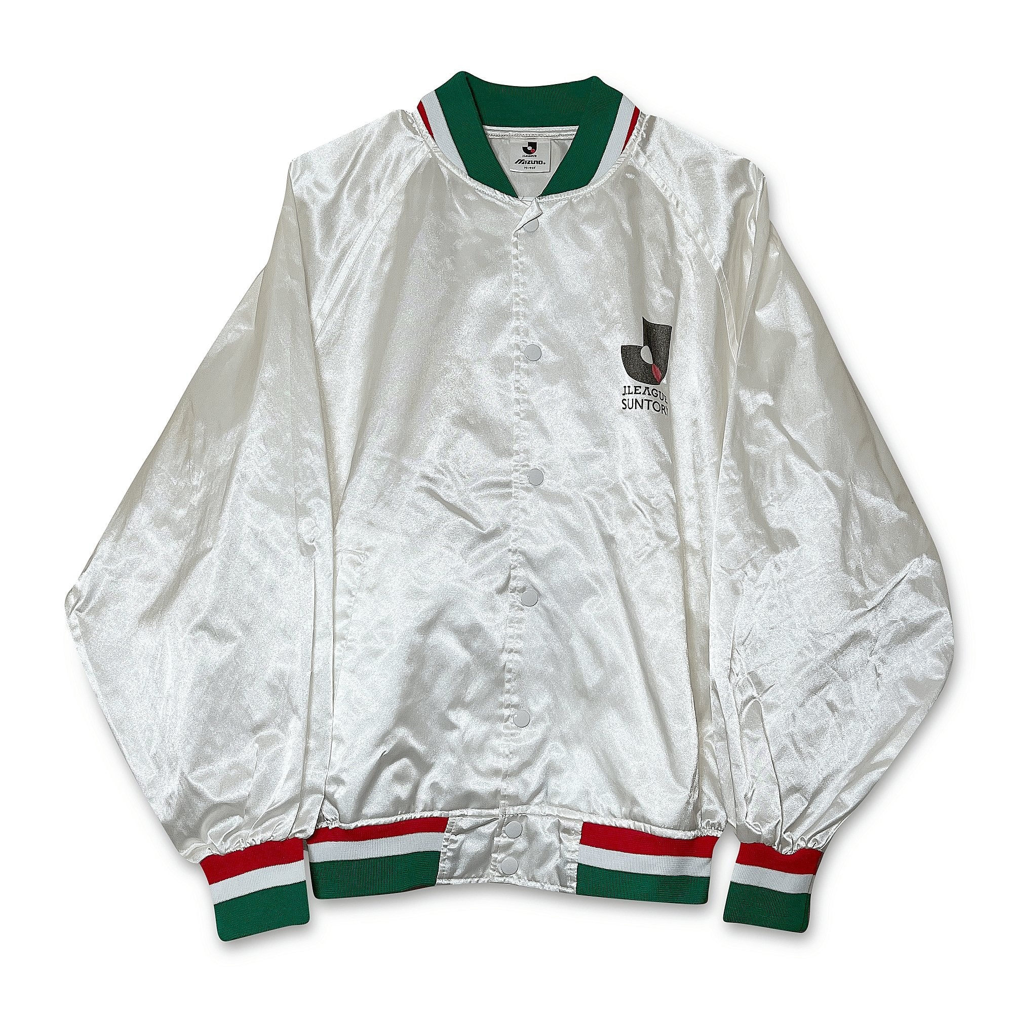 Vintage Retro Japan J League Soccer Suntory Sponsor Light Weight Mizuno Jacket - Sugoi JDM