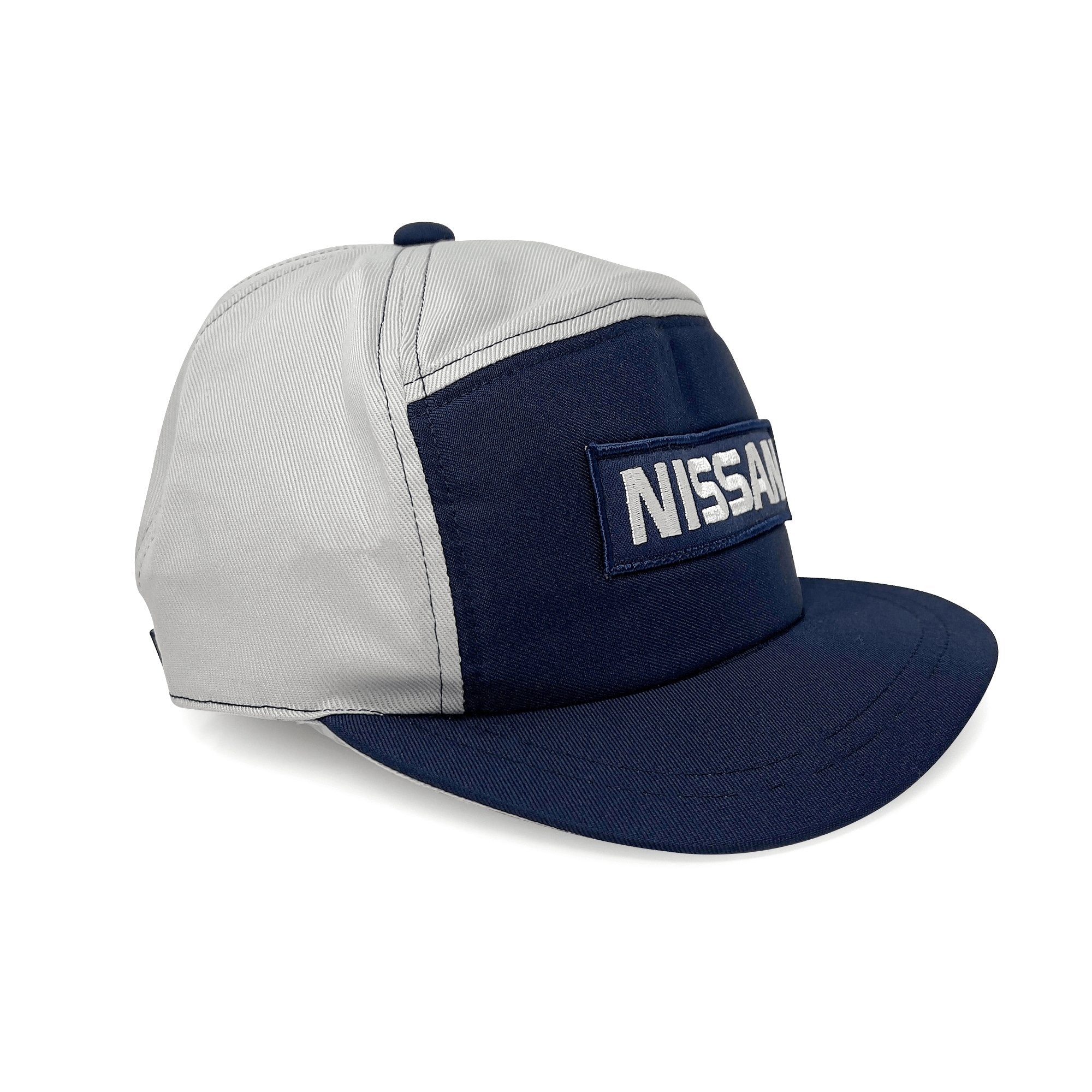 Vintage Showa Japanese JDM Nissan Blue Stage Mechanic Uniform Hat Cap Set Blue - Sugoi JDM