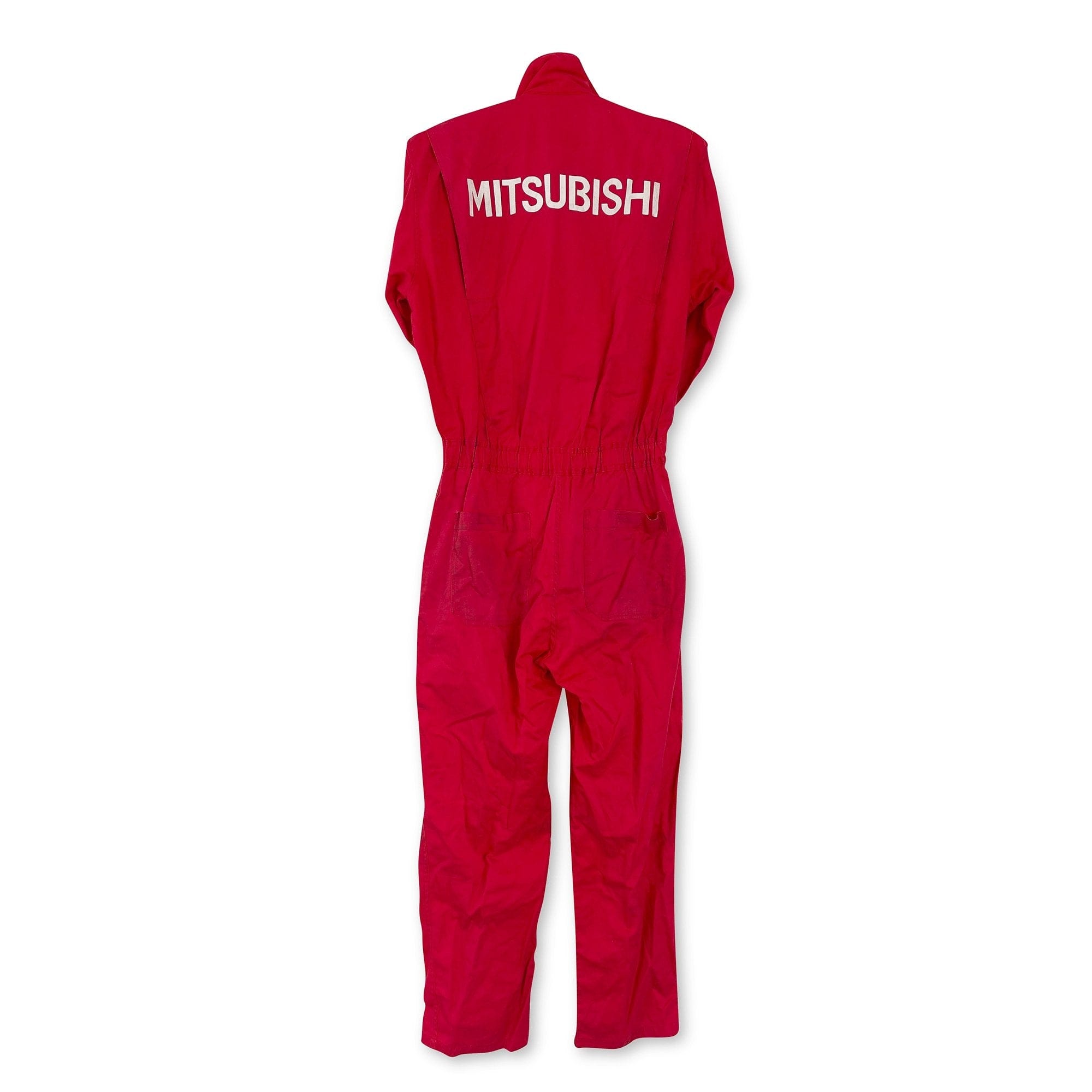 Vintage WRC JDM Japan Ralliart Mitsubishi Motors Mechanic Coveralls Tsunagi Red - Sugoi JDM
