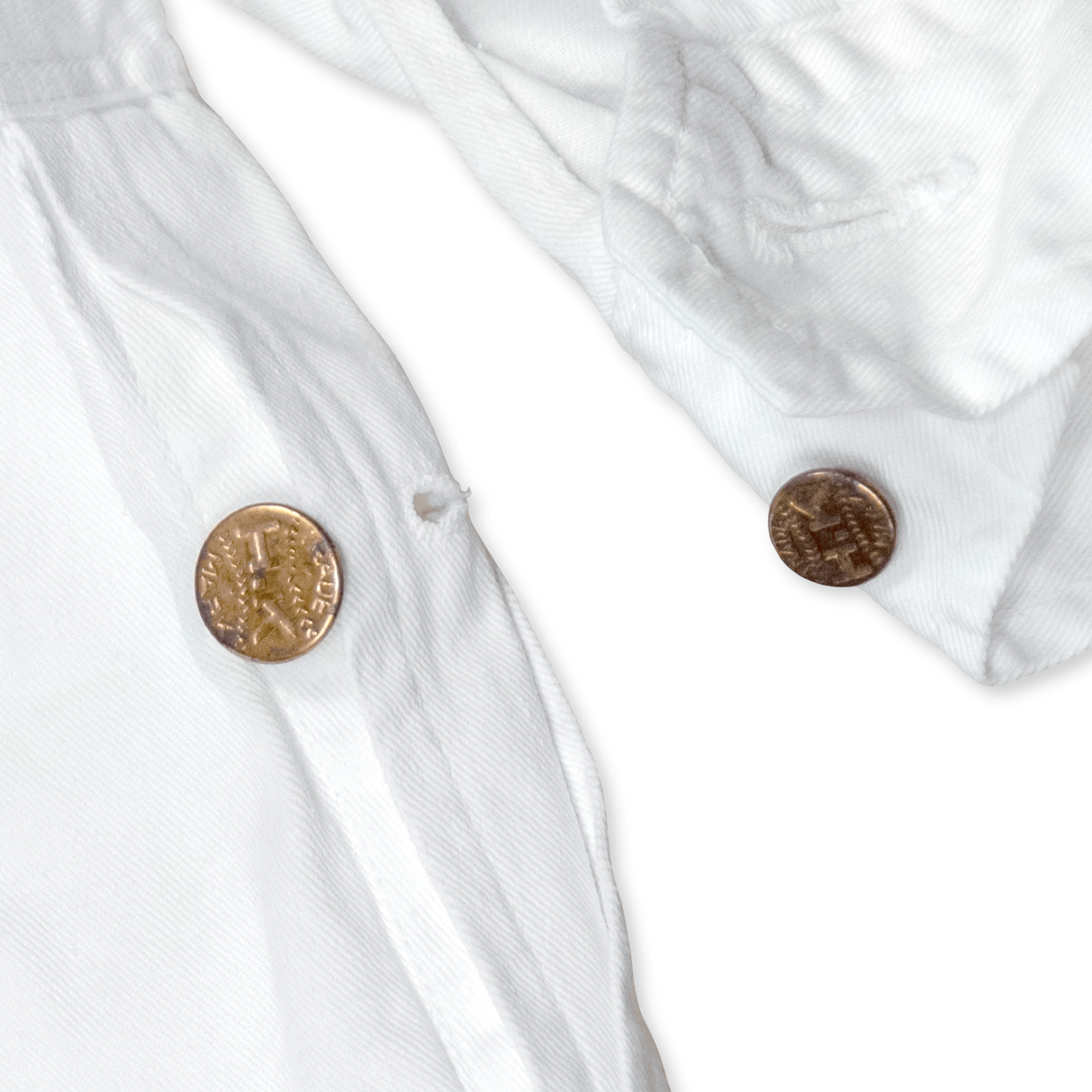 1970s Vintage Showa Era Japan JDM Nissan Tsunagi Coverall Uniform White - Sugoi JDM