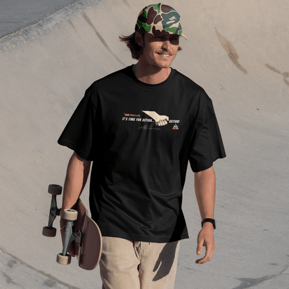 1990s Legacy Caution Wide Turns Sugoi JDM Drift Speed Team Shirt Black - Sugoi JDM