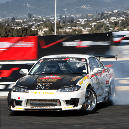 1990s Legacy Caution Wide Turns Sugoi JDM Drift Speed Team Sweatshirt Blue - Sugoi JDM