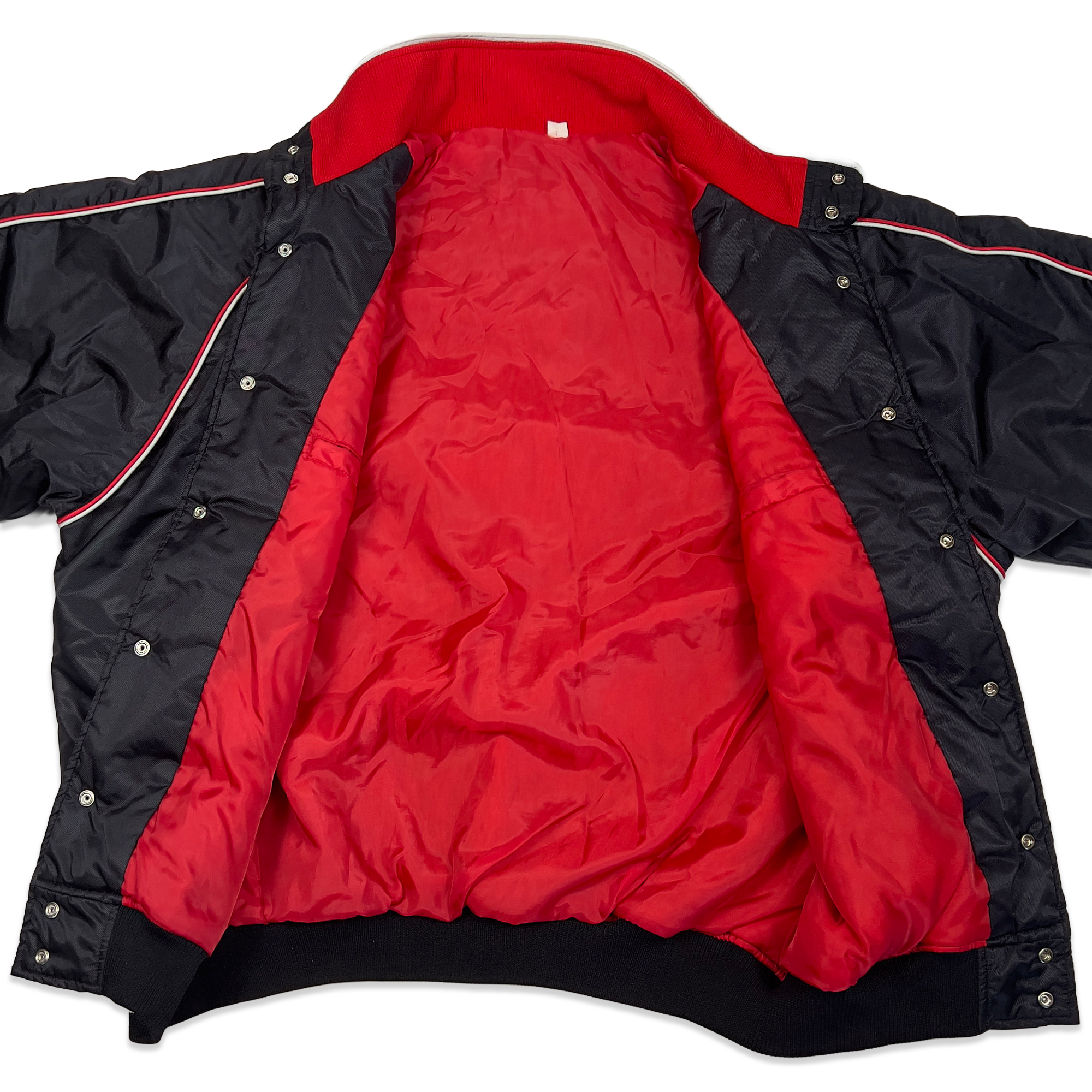 Vintage 1990s Japan Asahi Super Dry Stadium Bomber Jacket Black