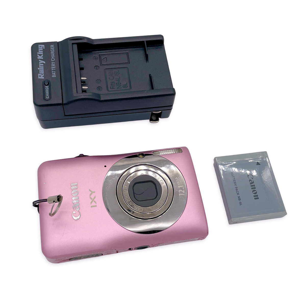 JDM Canon IXY 200F PowerShot SD1300 IS Pink Digital Camera + Charger