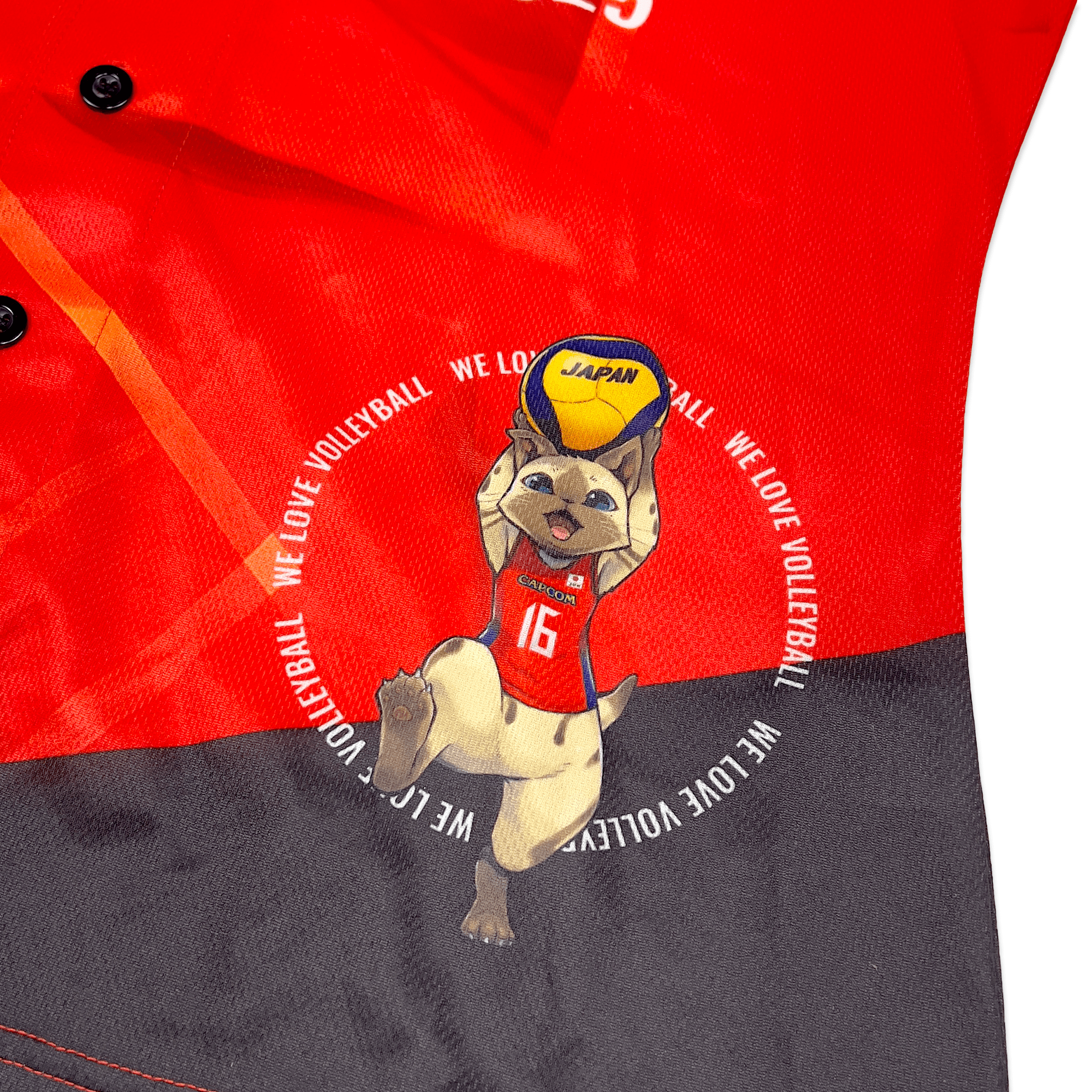CAPCOM × Team Japan Volleyball 2025 VNL Kaitori Daikichi Chiba Jersey - Sugoi JDM