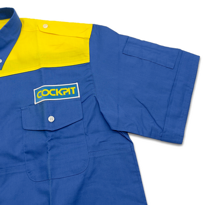 New Retro Japan JDM Cockpit Mechanic Racing Professional Staff Uniform Shirt