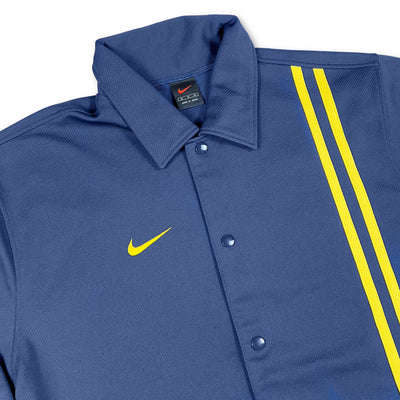 Genuine Japan Nike Meiji Gakuin University Basketball Team Warmup Jacket Blue - Sugoi JDM