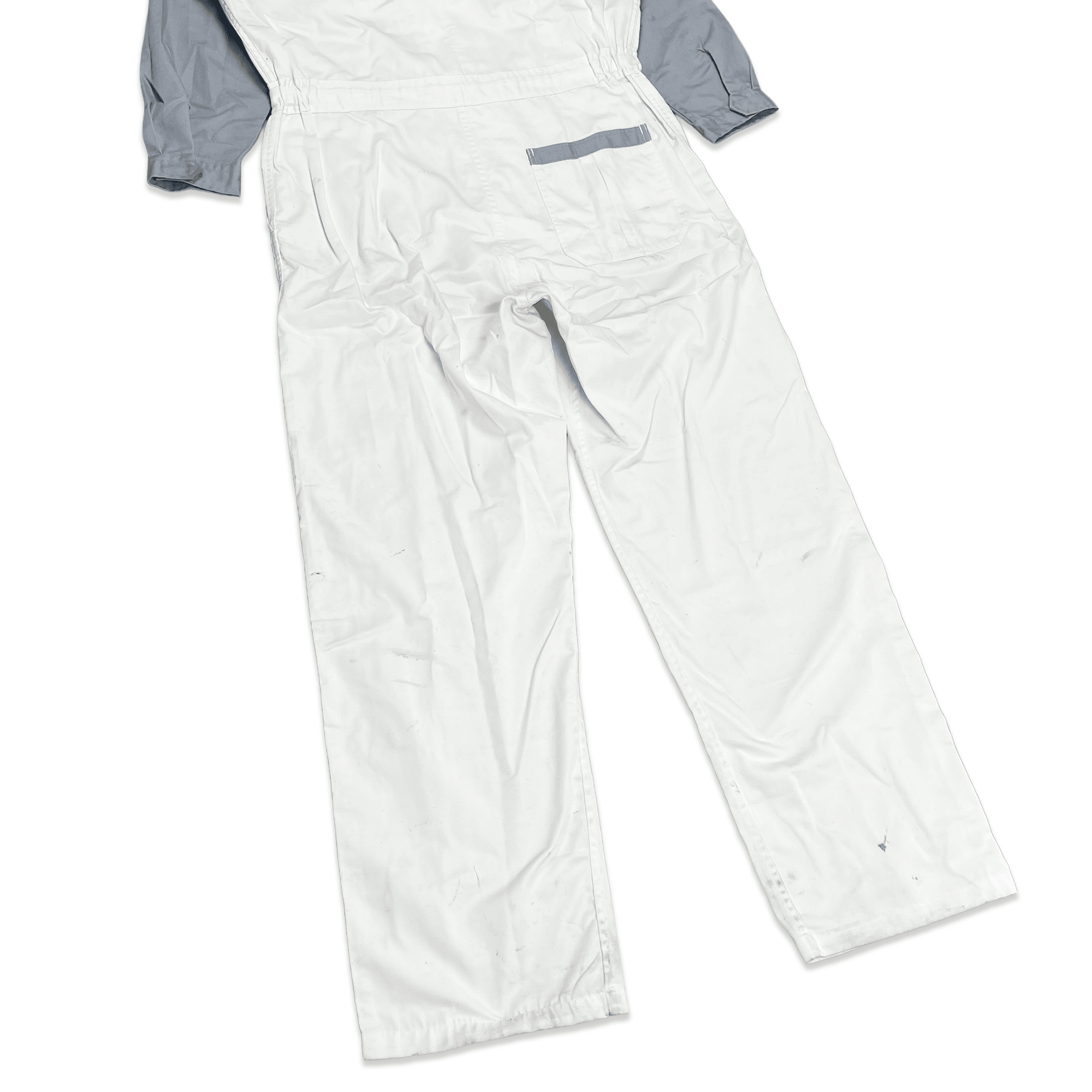 Genuine Retro 90s JDM Japan Honda Clio Mechanic Coveralls Tsunagi White Grey - Sugoi JDM