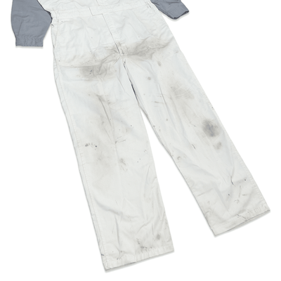 Genuine Retro 90s JDM Japan Honda Clio Mechanic Coveralls Tsunagi White Grey - Sugoi JDM