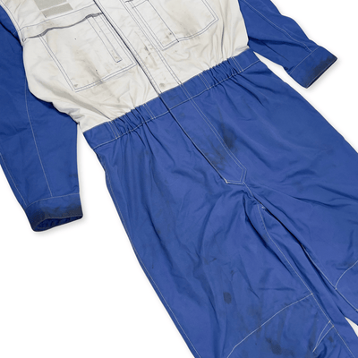 Genuine Retro JDM Japan Nissan Tsunagi Mechanics Coverall Blue - Sugoi JDM