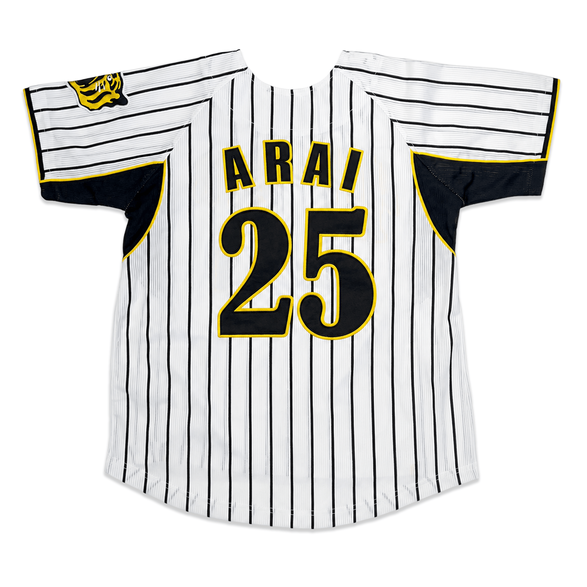 Genuine Retro NPB Japan Hanshin Tigers Ryota Arai Baseball Knit Jersey 25 - Sugoi JDM