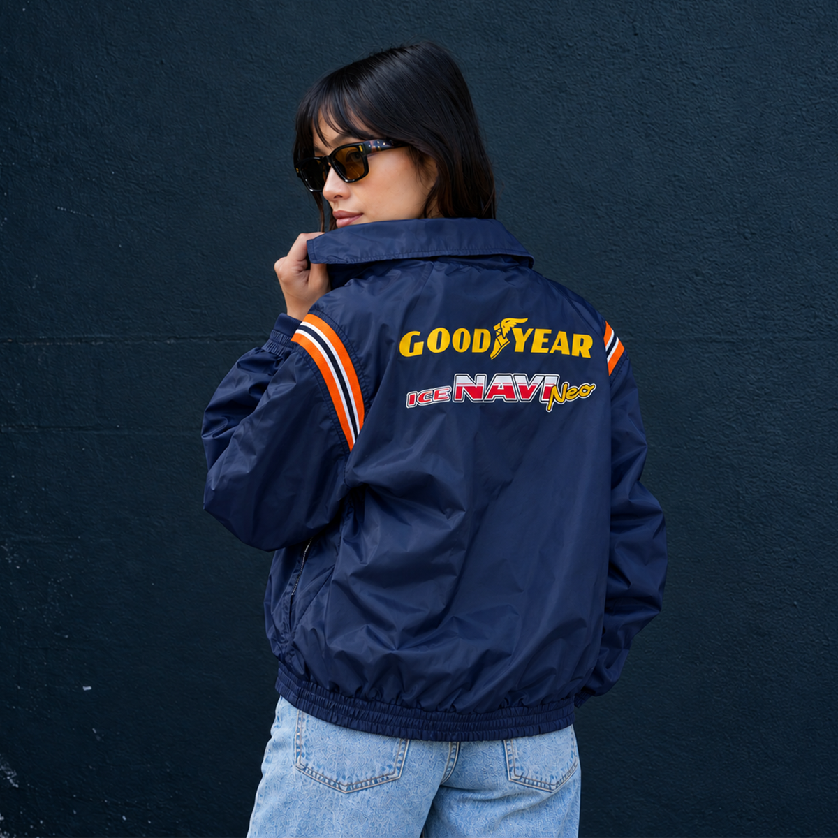Vintage JDM 2000s Goodyear ICE NAVI NEO Staff Jacket – Japanese Winter Tire