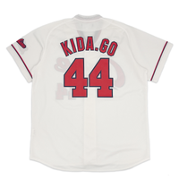 Japan Hiroshima Carp Kida.Go Custom Baseball Team Home Jersey #44 White