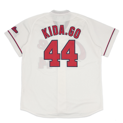 Japan Hiroshima Carp Kida.Go Custom Baseball Team Home Jersey #44 White