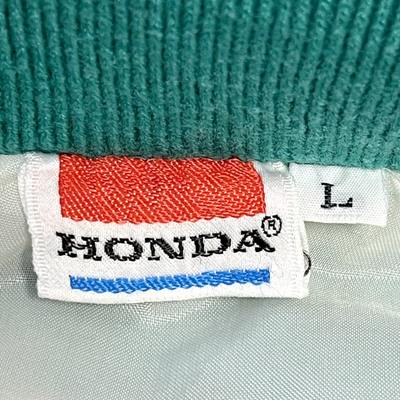 Retro 1980s Genuine JDM Japan Honda Racing Wako Yellow Wing Jacket