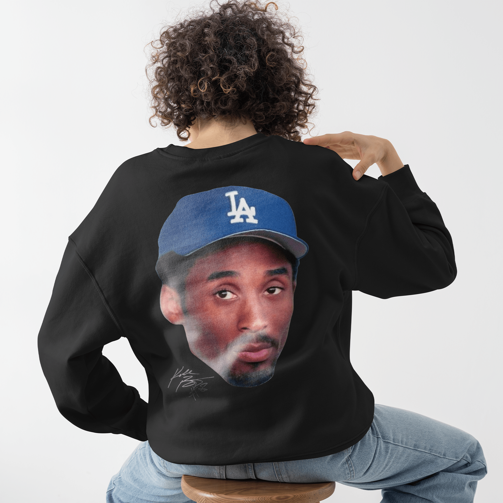 Japan Legacy Across Borders Kobe Bryant Dodgers Sweatshirt Black - Sugoi JDM