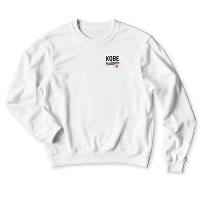 Japan Legacy Across Borders Kobe Bryant Dodgers Sweatshirt White - Sugoi JDM