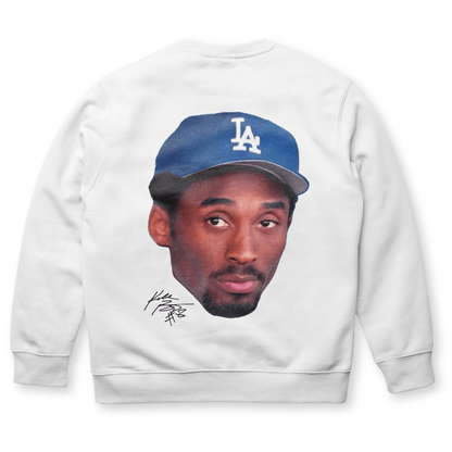 Japan Legacy Across Borders Kobe Bryant Dodgers Sweatshirt White - Sugoi JDM