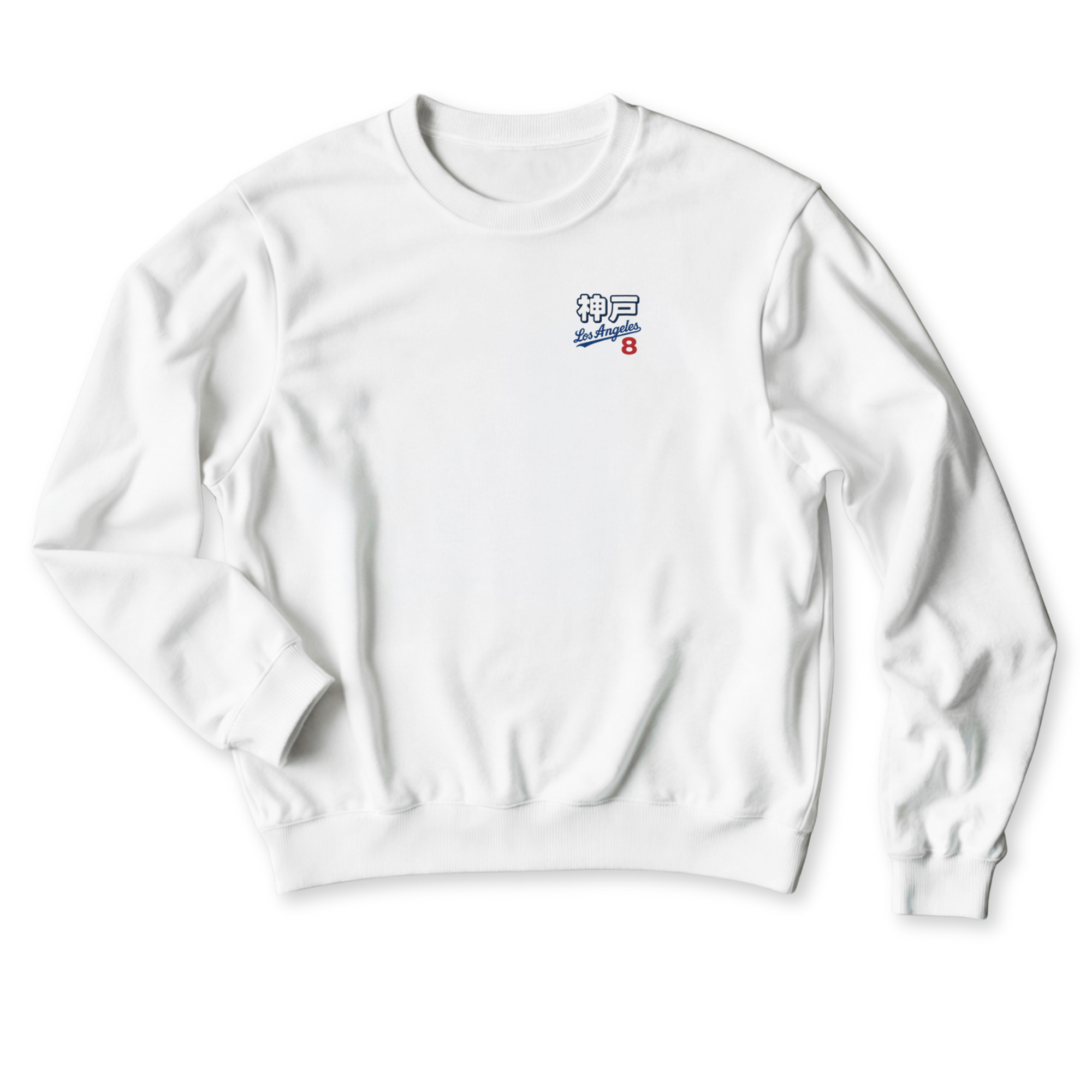 Japan Legacy Across Borders Kobe Bryant Dodgers Sweatshirt White - Sugoi JDM